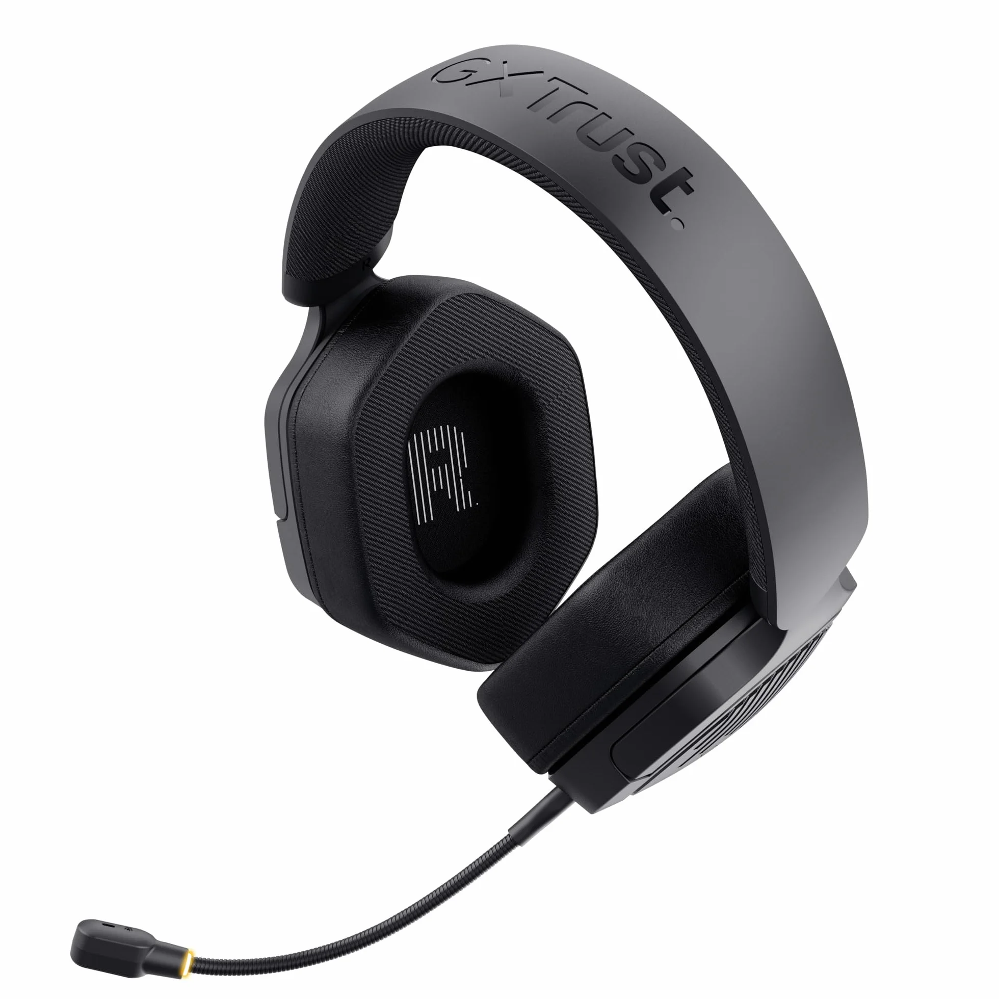 Trust GXT 1493 Ravox Słuchawki Bezprzewodowe Gamingowe Bluetooth + 2.4 GHz do PS5 PS4 Switch PC Smartfonów, Przetworniki 50mm, Akumulator 70h, Wokółuszny Headset z Mikrofonem, Czarny