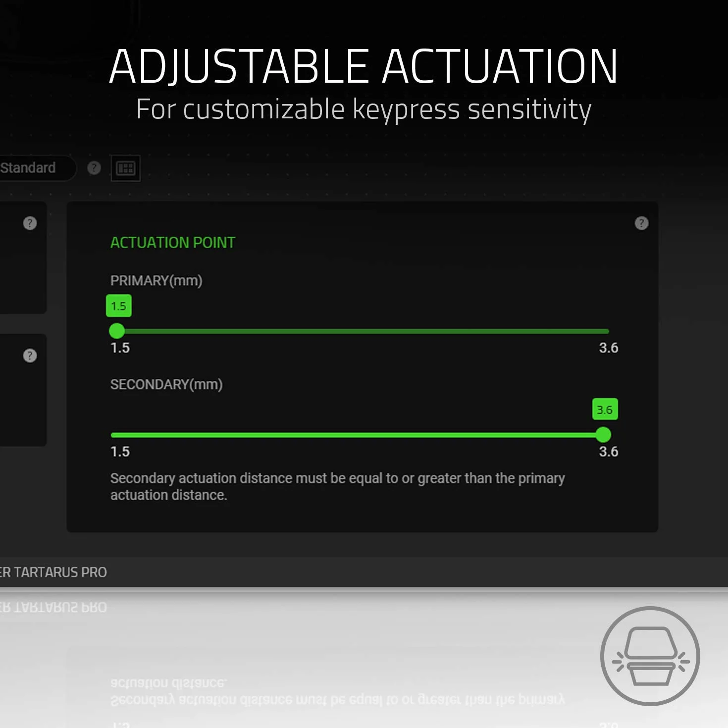 Razer Tartarus Pro Gaming Keypad z analogowo-optycznymi przyciskami, 32 programowalne przyciski, Mercury