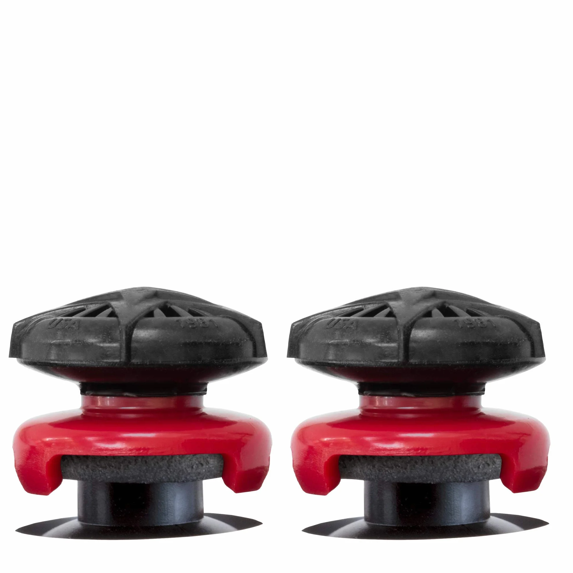 KontrolFreek Call of Duty: Black Ops Cold War Performance Thumbsticks do Xbox One i Xbox Series X, 2 wypukłe wysokie drążki, czarne/czerwone