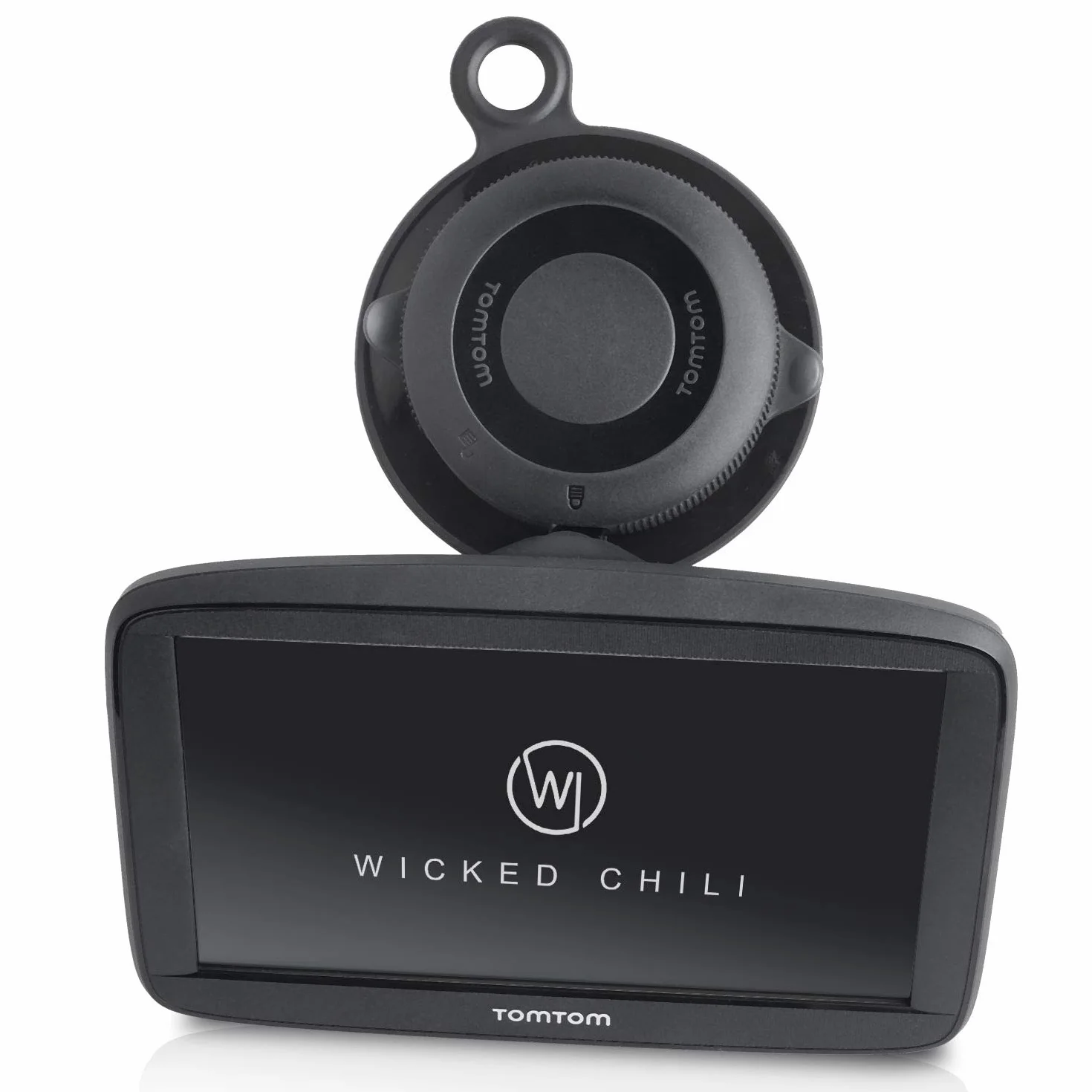 Wicked Chili - Zestaw 2 szt. - 75 mm 3M deska klejąca kompatybilna z urządzeniami nawigacyjnymi Garmin, Tomtom i nawigacją (GO, Start, Via, Camper, DriveSmart, Drive, Nuvi), samoprzylepna podkładka do
