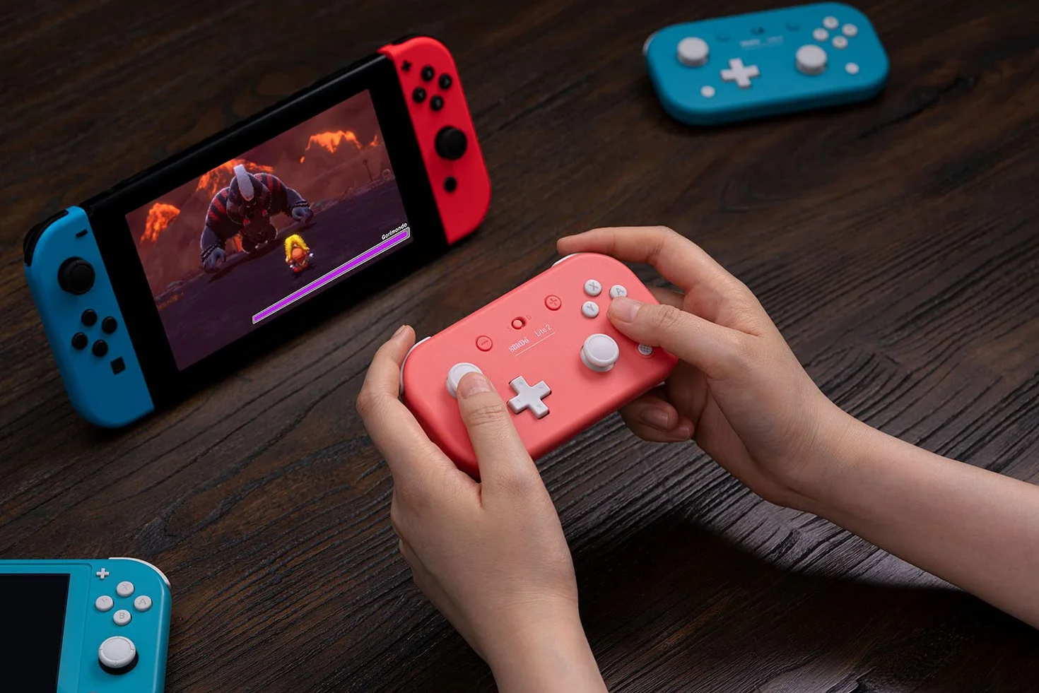 8BitDo Lite 2 Gamepad Pink Nintendo Switch
