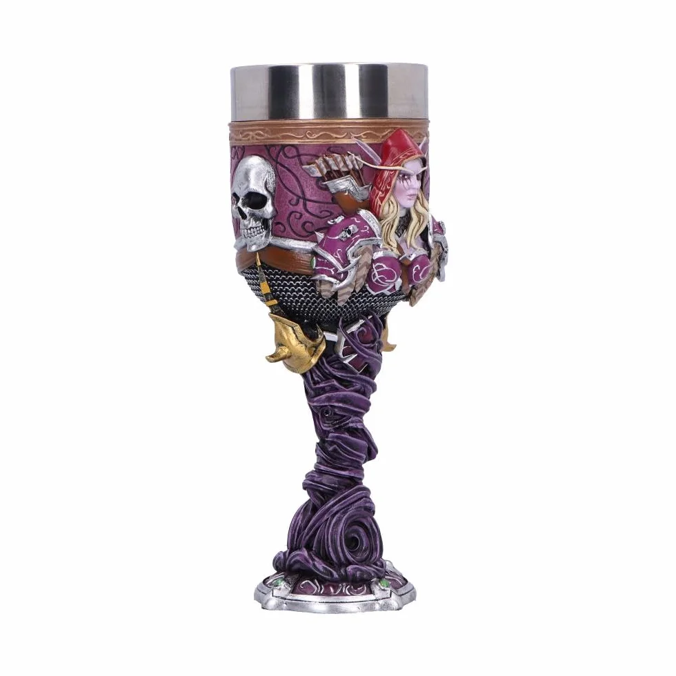 Nemesis Now World of Warcraft Sylvanas Kielich 19,5 cm Banshee Queen Oficjalnie Licencjonowane WoW Merchandise Okulary kolekcjonerskie