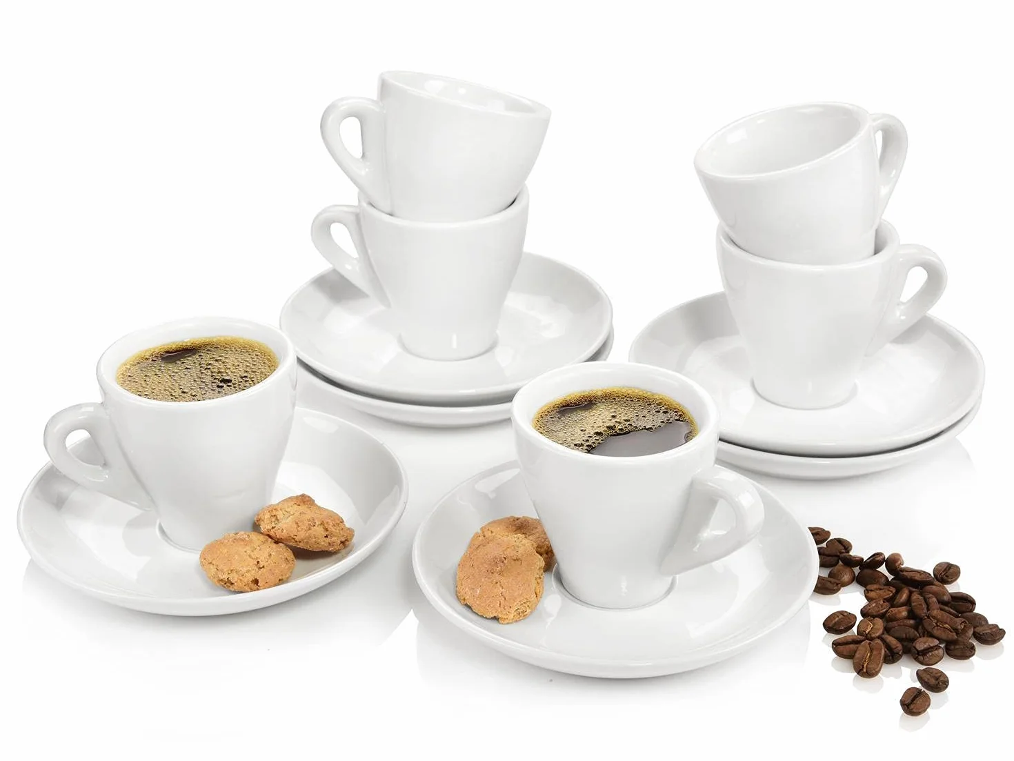 Sänger Kubek do espresso New Port dla 6 osób, zestaw 12 sztuk, kolekcja premium