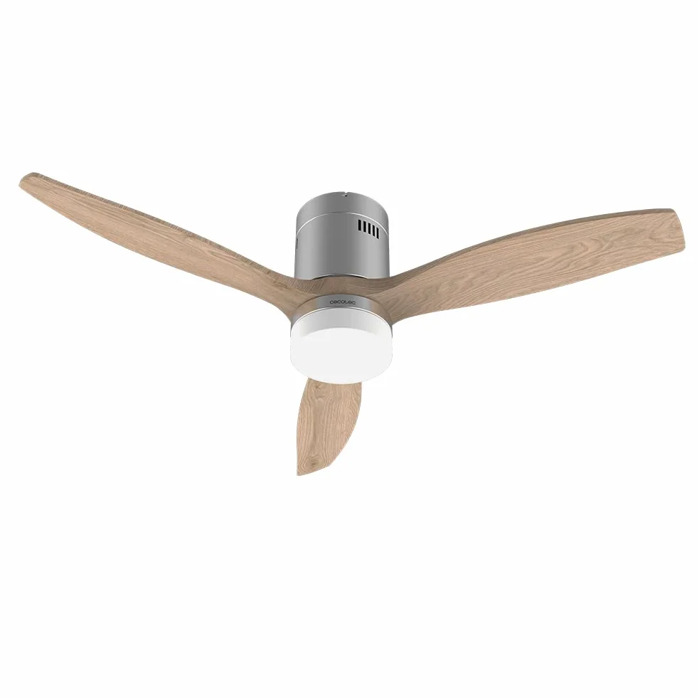 Cecotec EnergySilence Aero 5600 Steel Aqua Connected wentylator sufitowy ze światłem i Wi-Fi 40W 52" IP44