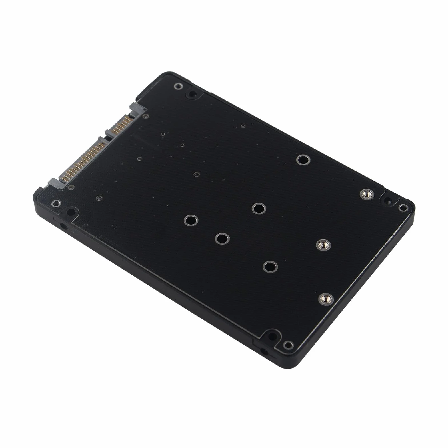 M.2 NGFF mSATA SSD do SATA 3 adapter dysku twardego 2 w 1 - płyta o grubości 7 mm 2,5 cala z uchwytem na klucze B i M 22 piny