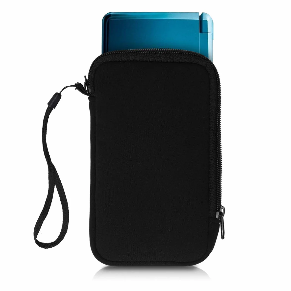 kwmobile Etui kompatybilne z Nintendo 3DS XL - przenośna konsola do gier, neoprenowe etui w kolorze czarnym