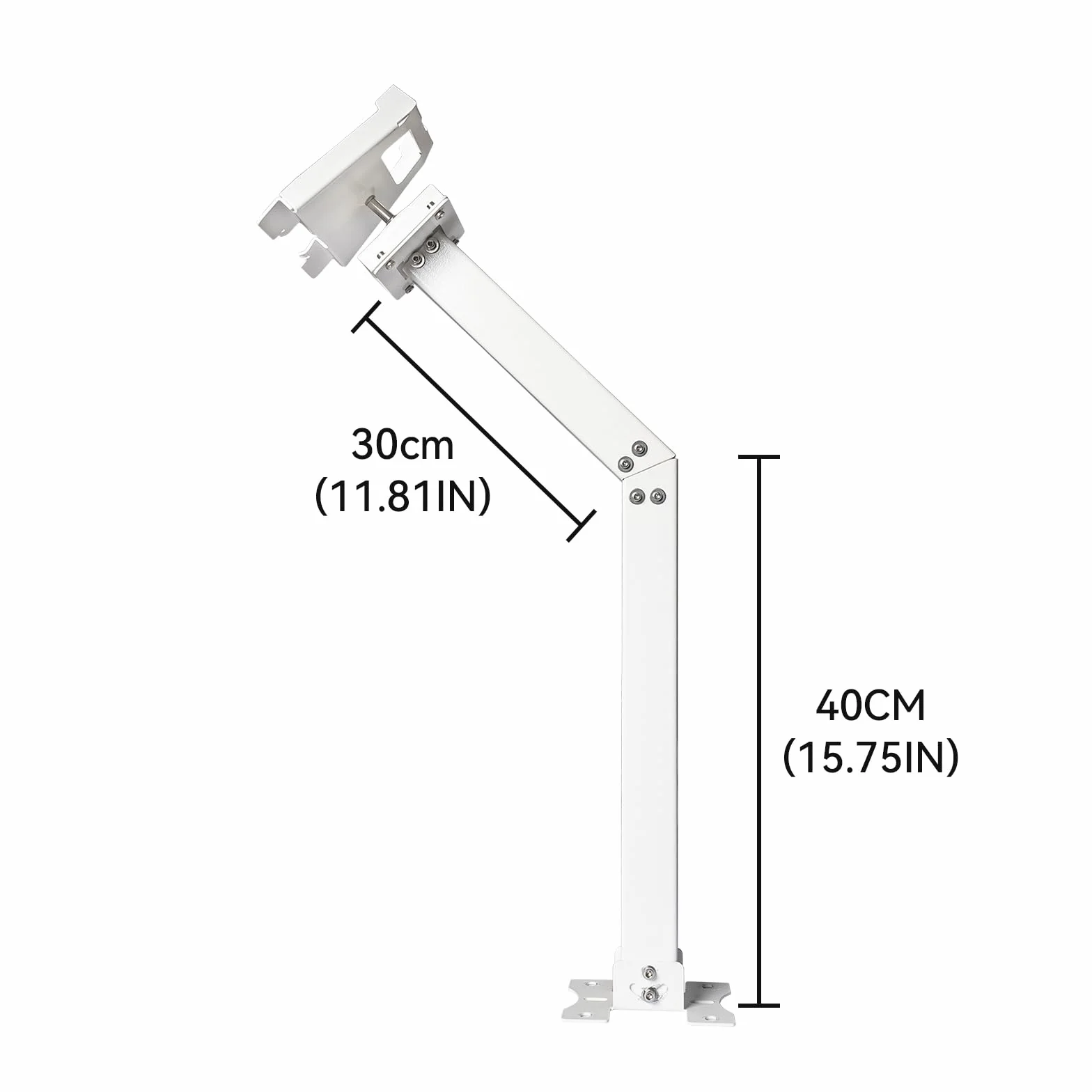 shinar Metalowy uchwyt ścienny kompatybilny z adapterem rurowym Starlink Gen 3 do Starlink, regulowany do 360°/pochylny/wychylny-50°/50°, uchwyt ścienny / dach Starlink, uchwyt masztu V3