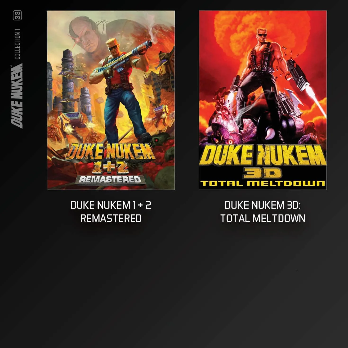 BLAZE Evercade Red Cart 33 - Duke Nukem Col. 1