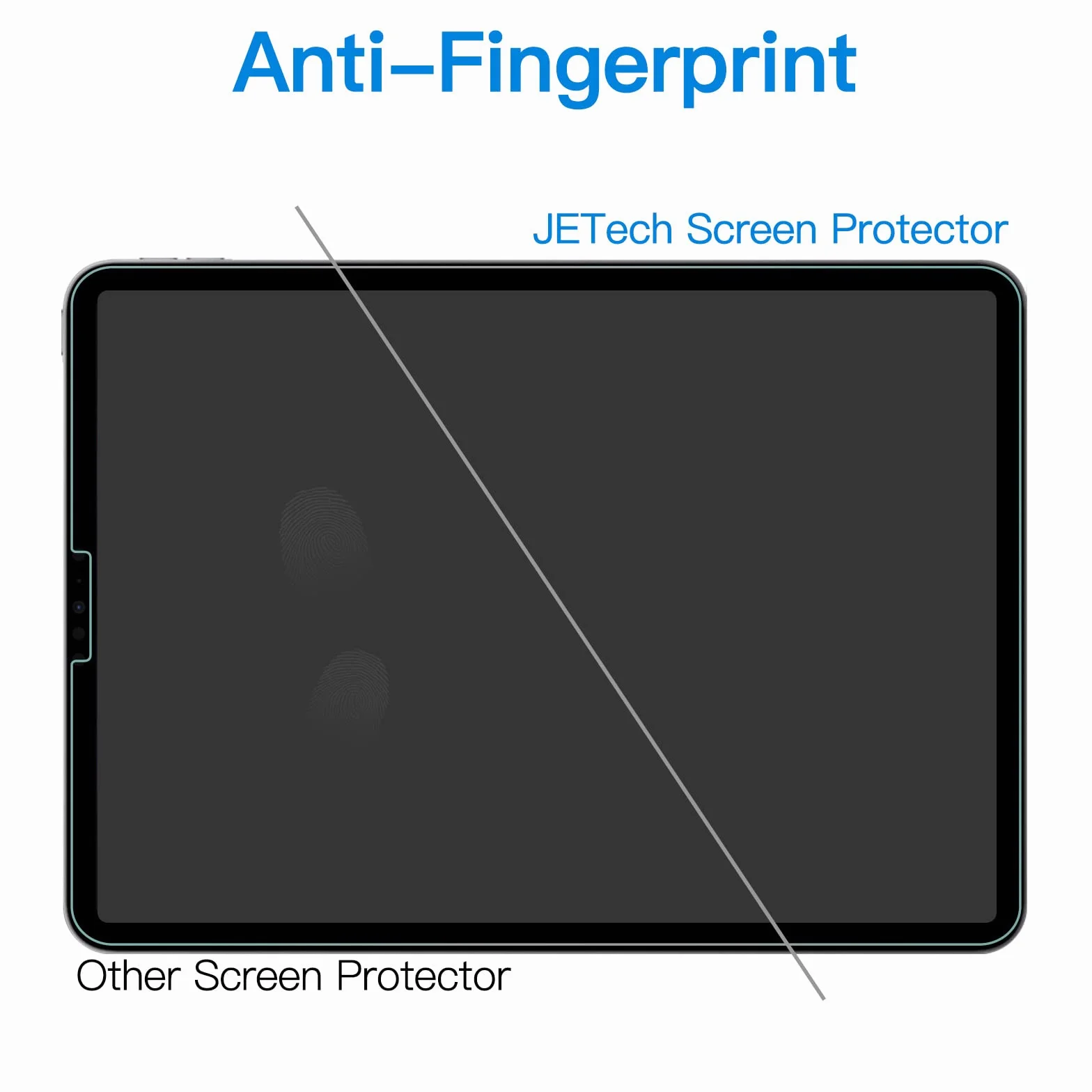 JETech Folia Ochraniacz Ekranu dla iPad Air 5/4 10,9 cali, iPad Pro 11 Cala (2022/2021/2020/2018 Modele), Kompatybilny z Face ID, Screen Protector z Szkło Hartowanego Flim