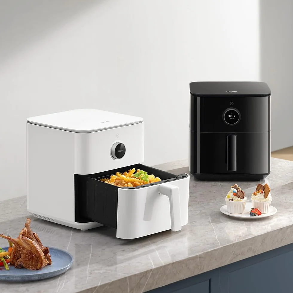 Xiaomi Smart Frytkownica Beztłuszczowa, Czarny, 6.5L