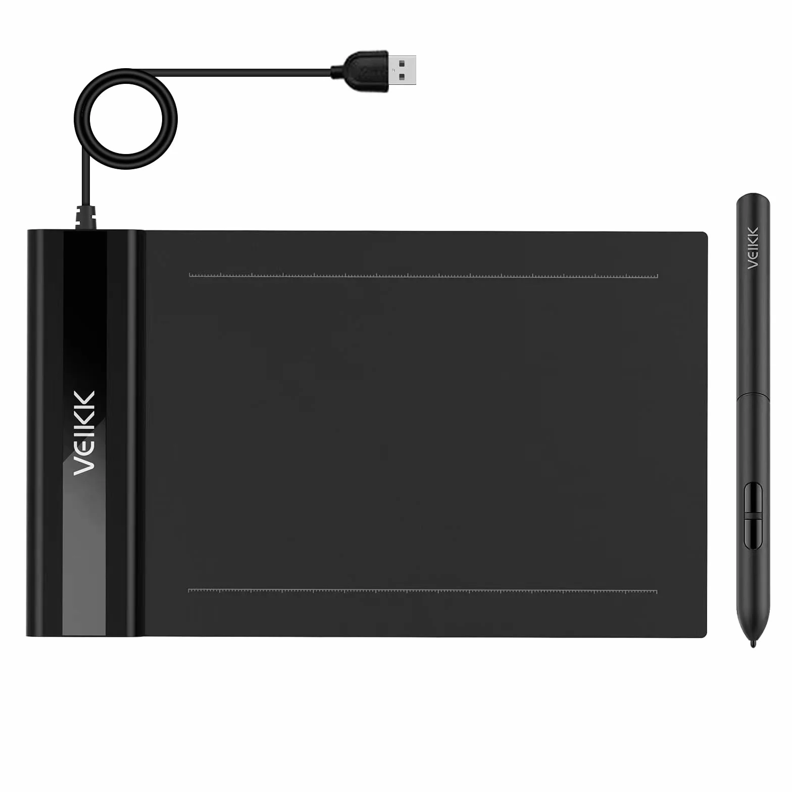 OSU tablet VEIKK S640 ultracienki 15 x 10 cm tablet do rysowania grafiki z piórem bez baterii 8192 poziomów nacisku