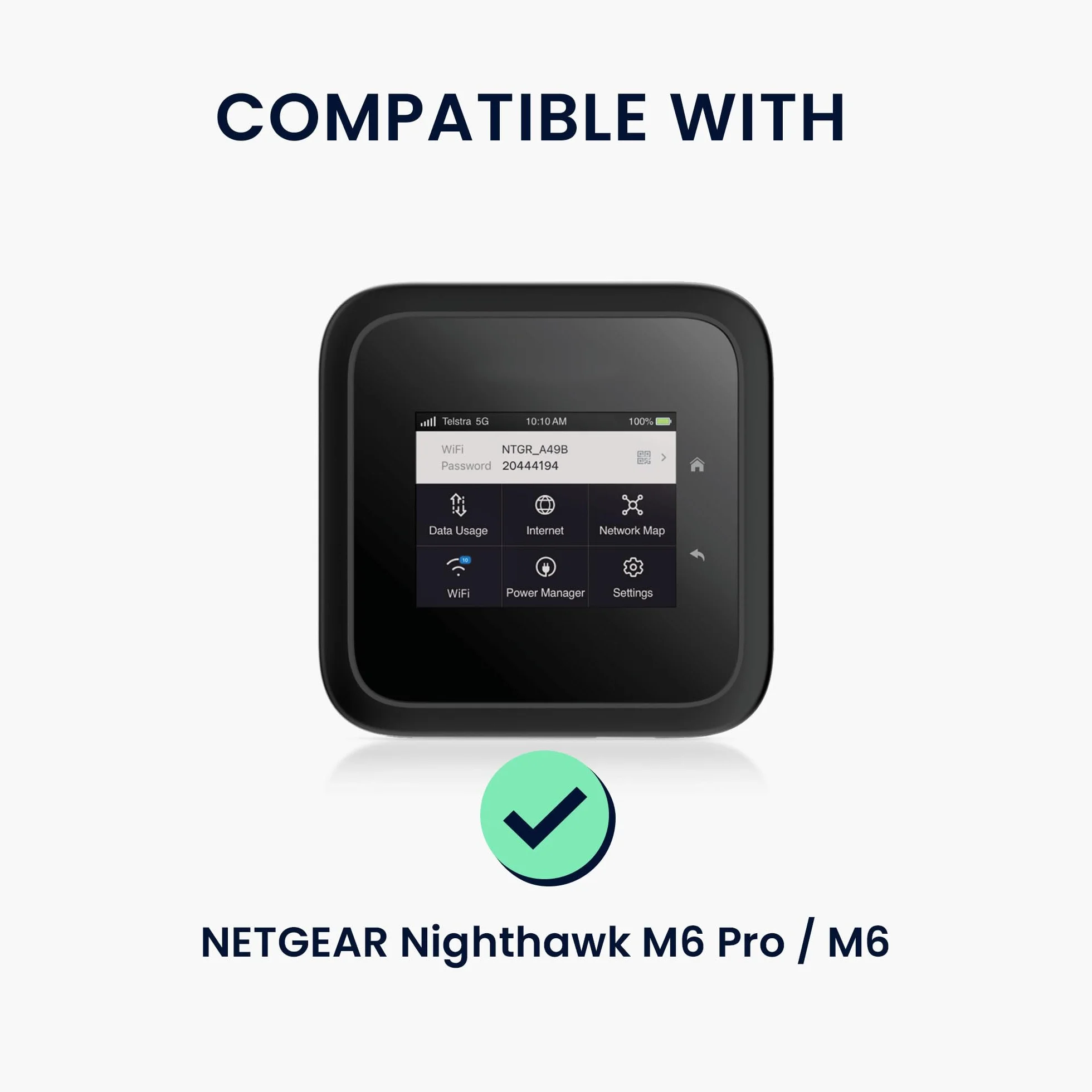 kwmobile etui kompatybilne z NETGEAR Nighthawk M6 Pro / M6 - silikonnego etui na router ochronne w kolorze czarnym