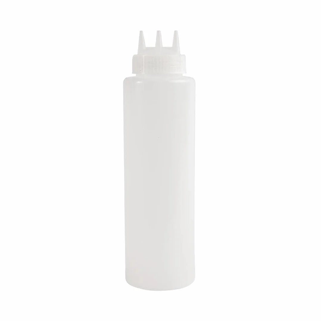 Butelka do wyciskania Vogue CW726 przezroczysta 3 dysze 90 ml