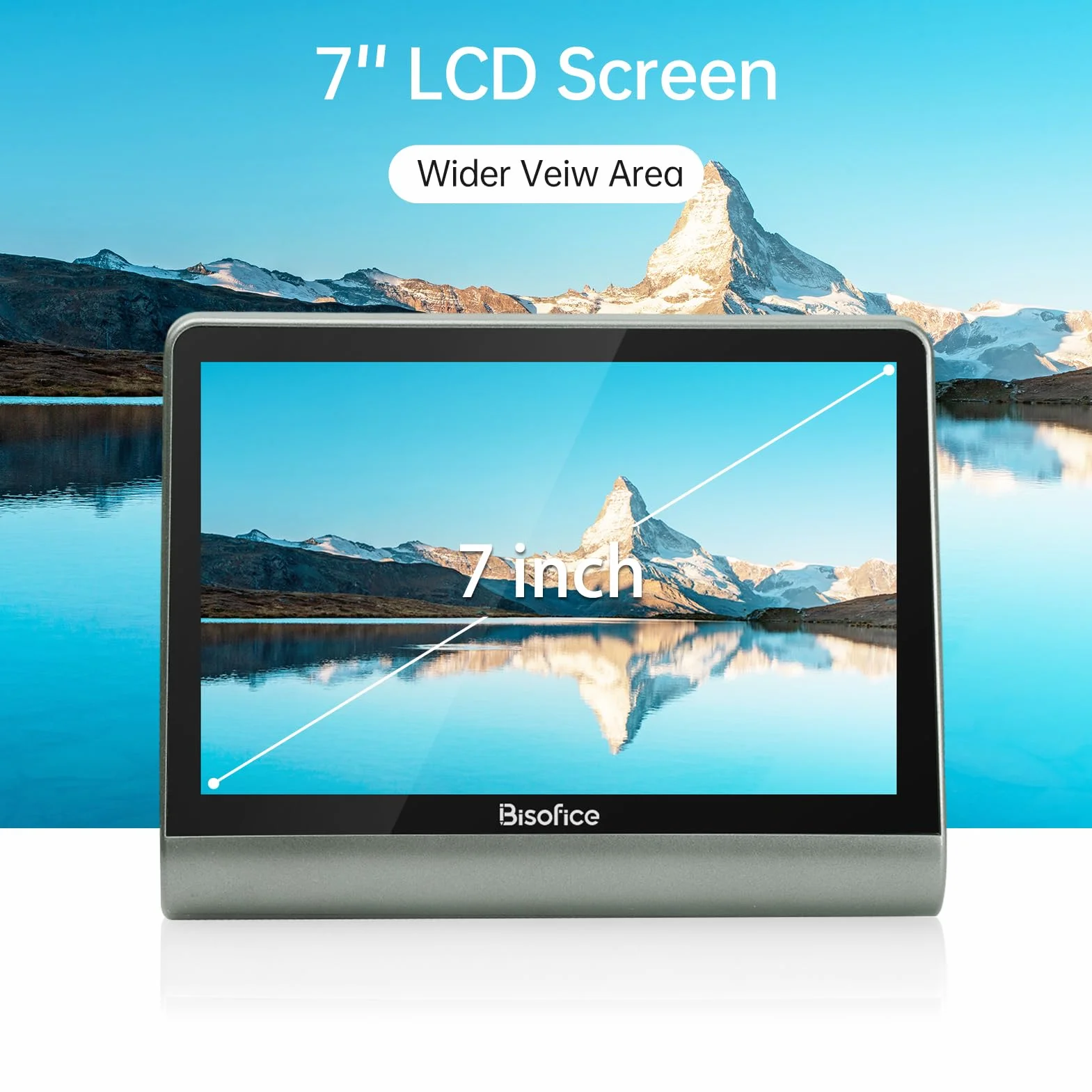 Bisofice Negatywny skaner filmowy slajdów i slajdów, z 7-calowym ekranem LCD, wbudowaną pamięcią 16 GB, konwertuje 35mm, 126, 110 negatywów, Super 8 w 24MP cyfrowy JPEG