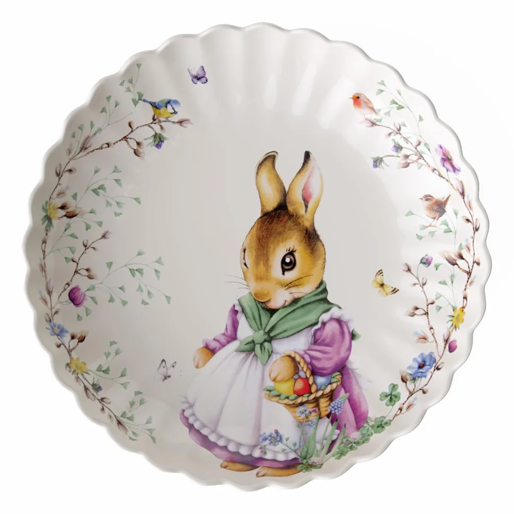 Villeroy und Boch Spring Fantasy duża, Emma, miska na słodycze, porcelana premium, 30 x 6 cm, kolorowa, 30 x 6 cm