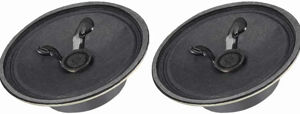 XYWHPGV Głośnik audio 3W 8 Ohm Średnica 78mm Głośnik do projektu elektronicznego 2 szt.(2434d 17acf 00120 bd6c0 23b2e 0dbd0