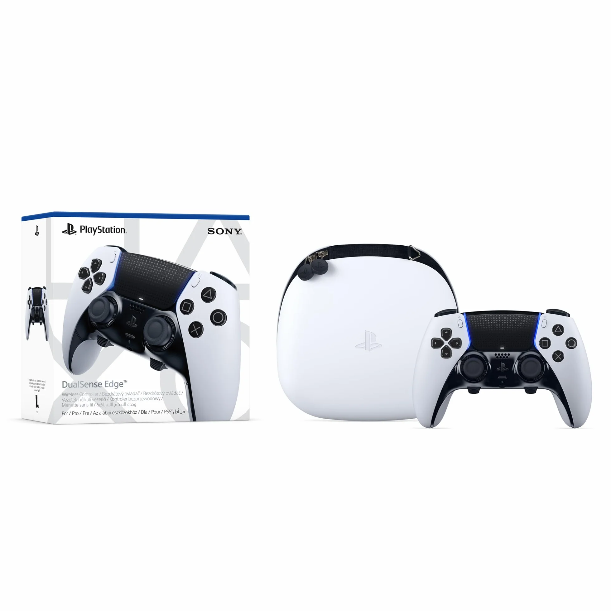 Playstation Edge Kontroler, Szary/Czarny, Dualsense