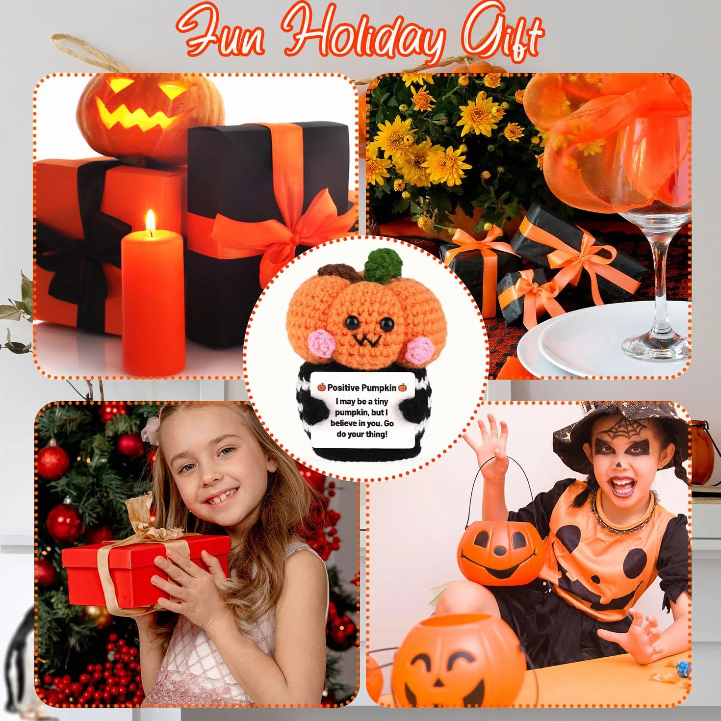 Dynia Szydelkowa Dzianinowa Dekoracja Imprezy na Święto Dziecka Halloween