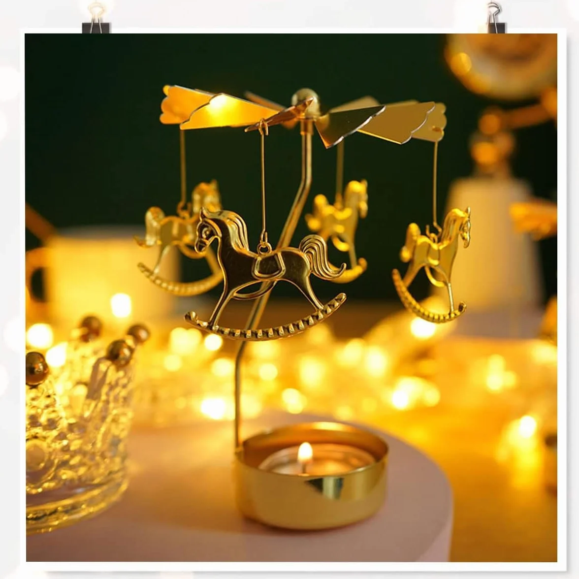 Świeczniki pływające świeczki typu tealight, 2 sztuki, obracające się na Halloween, Boże Narodzenie, urodziny, wesele, dekoracja, świece typu tealight (średnica) 4,6 cm