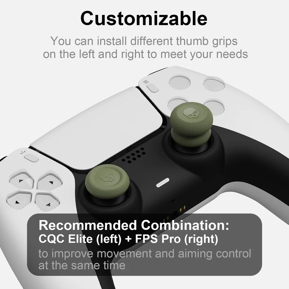 Czaszka & Co. Zestaw uchwytów na kciuk, nasadka joysticka, analogowa nasadka na kij do kontrolera Nintendo Switch Pro & PS5 / PS4 / Slim/Kontroler Pro - Galaktyczny fioletowy, 3 pary (6 sztuk)
