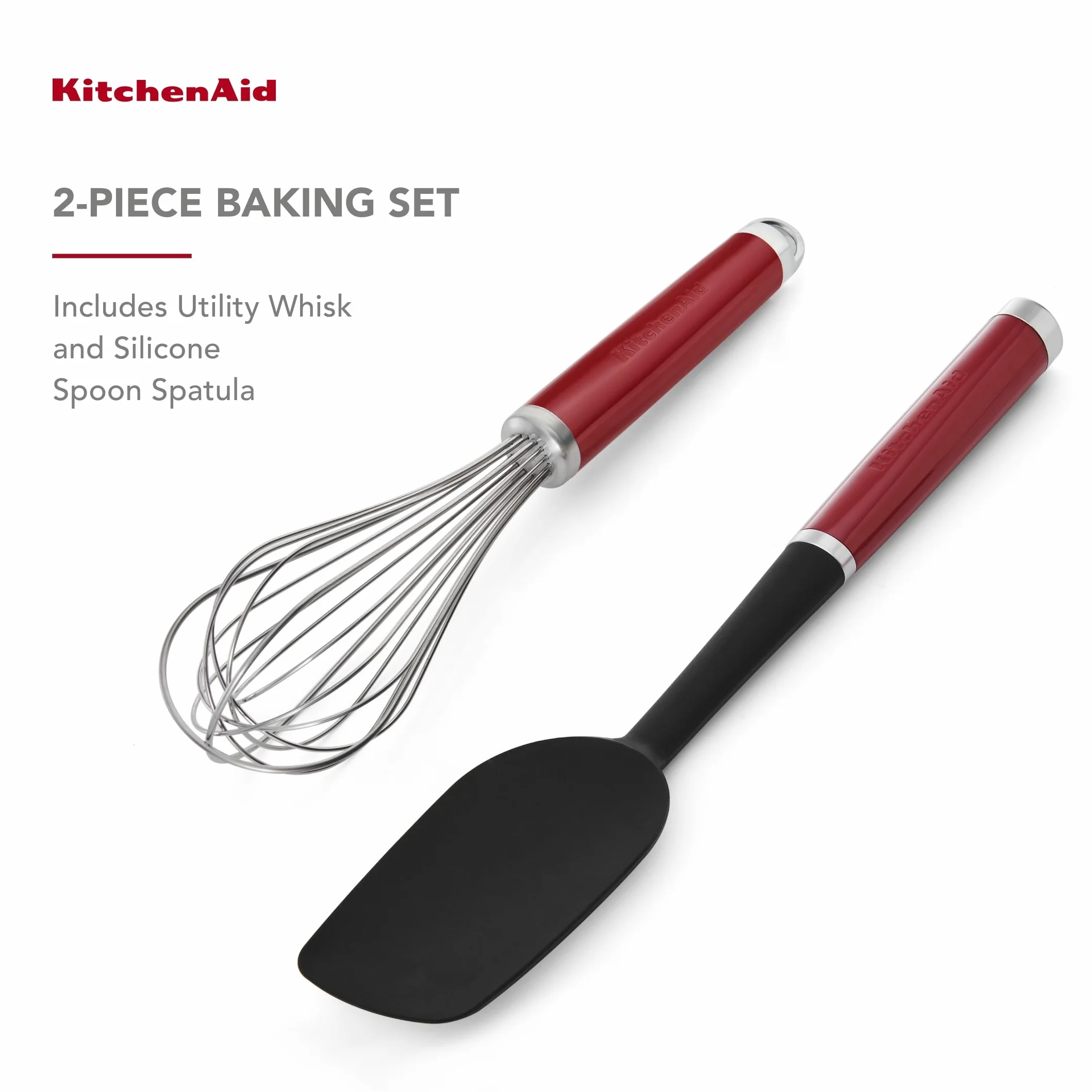 KitchenAid Uniwersalny 2-częściowy zestaw do pieczenia - Empire Red