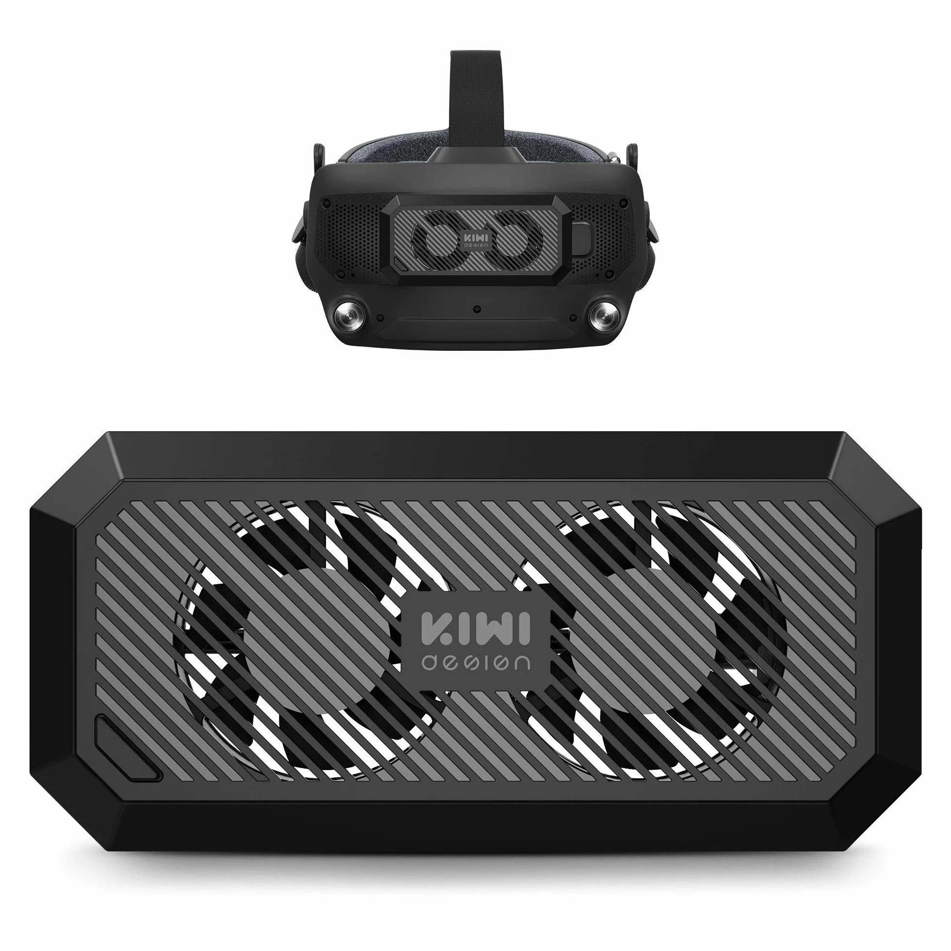 KIWI design Akcesoria do wentylatorów chłodnicy USB kompatybilne z indeksem zaworu, chłodzenie ciepła dla zestawu słuchawkowego VR w grze VR i wydłuża żywotność indeksu zaworu