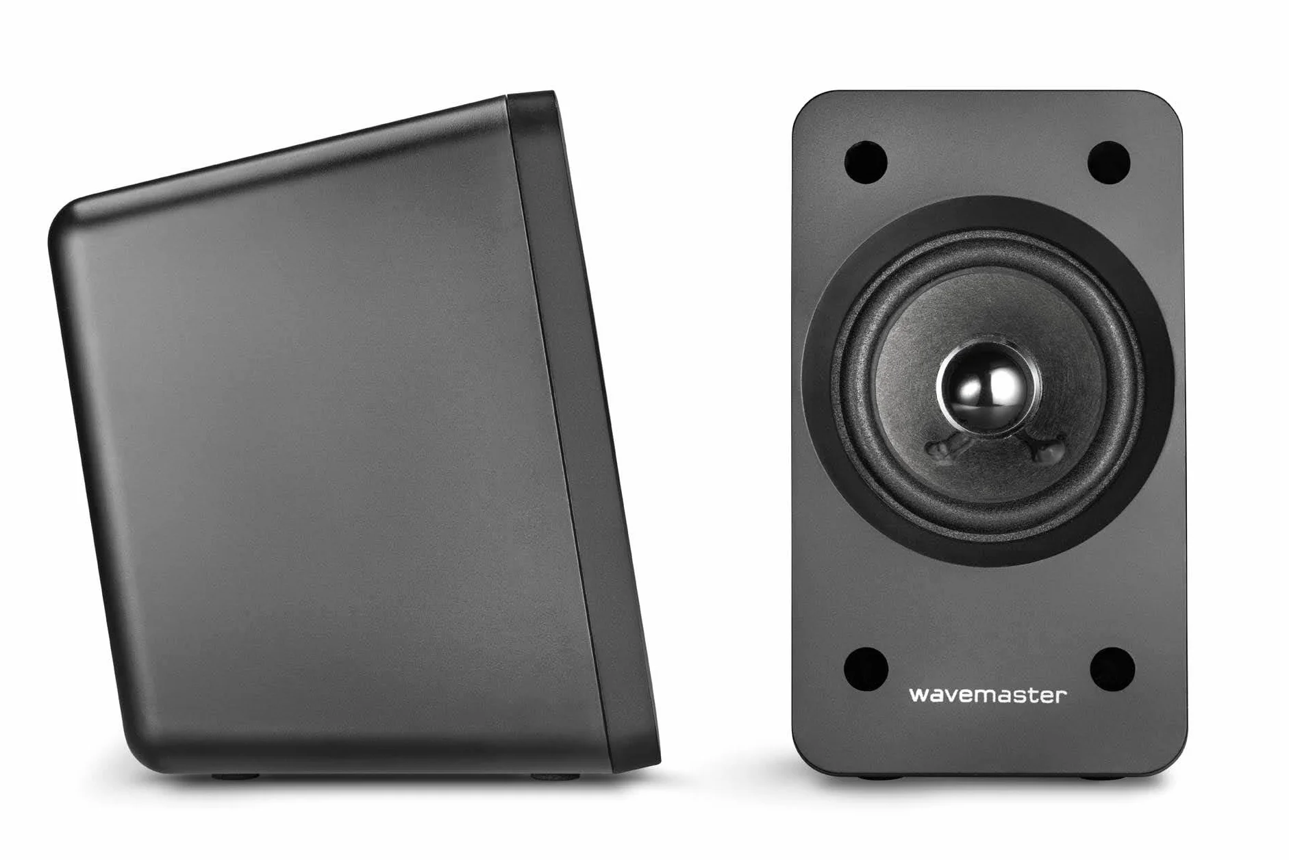 wavemaster MX3+ 2.1 system głośników (50 W) aktywne głośniki do telewizora/tabletu/smartfona/komputera, czarny (66503)