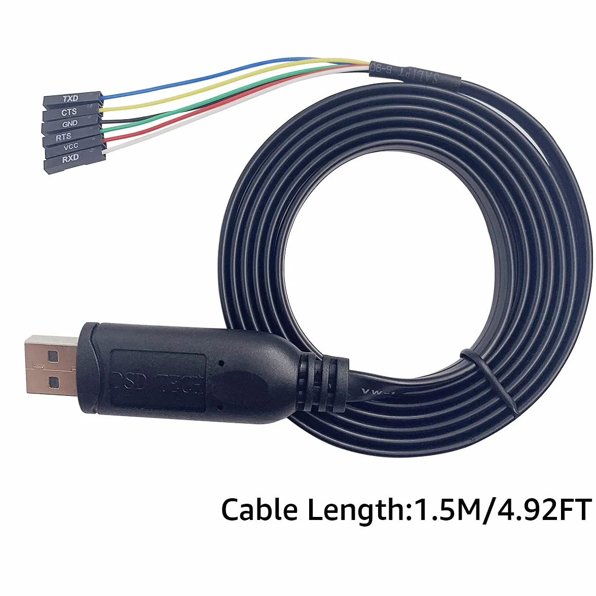 DSD TECH SH-U09G USB do TTL Kabel szeregowy FTDI FT232RL Wbudowany IC 1,8 M / 5,9FT