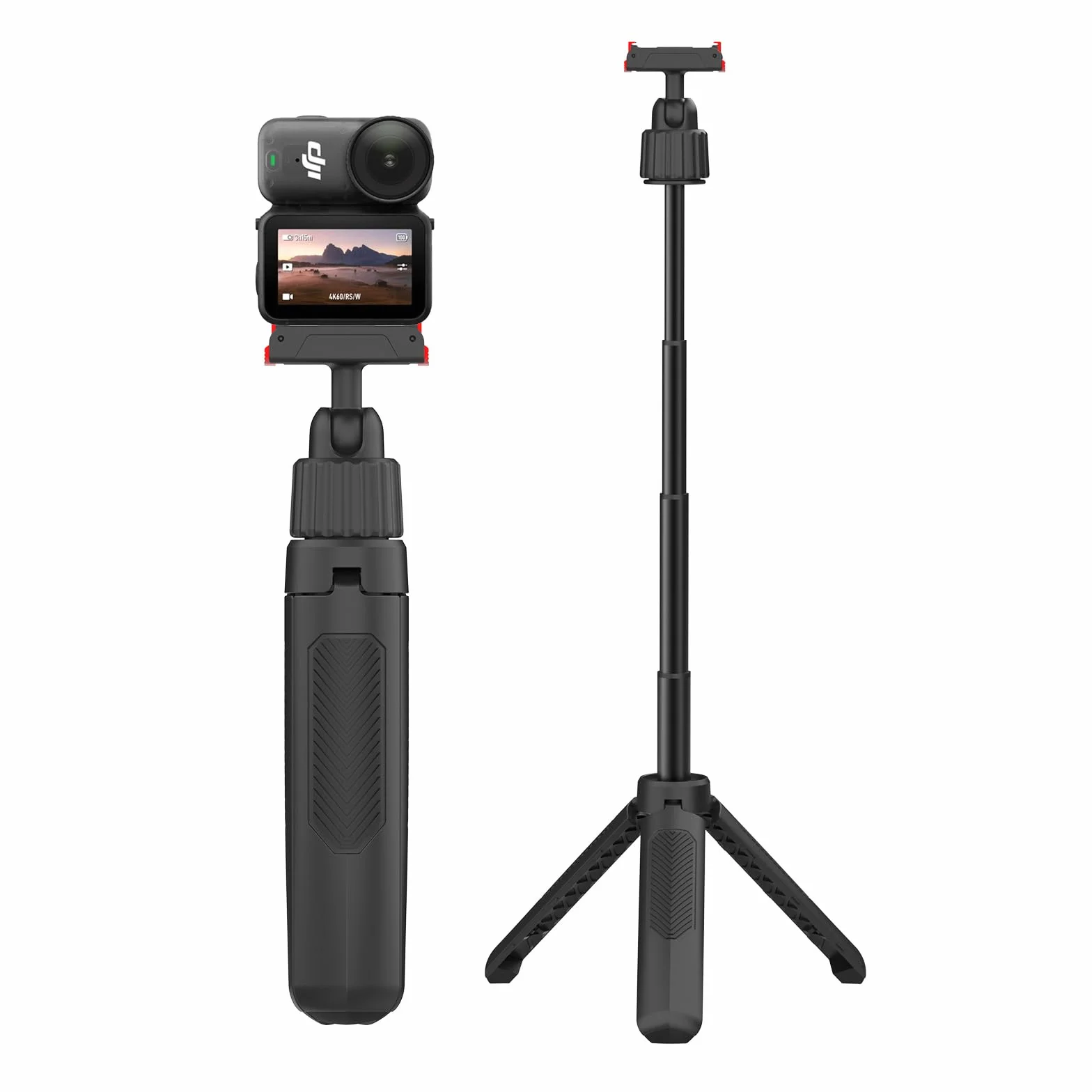 101,6 cm/40 cali statyw z patykiem selfie do Osmo Nano Action 6 z magnetycznym adapterem szybkiego zwalniania, 360 mini wydłużona rękojeść z uchwytem monopodalnym do akcesorii DJI Nano Osmo 6