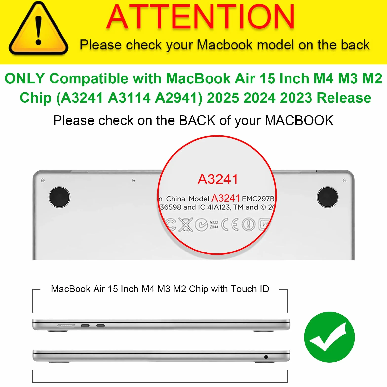 Fintie Etui kompatybilne z MacBook Air 15 cali M4 M3 M2 A3241 A3114 A2941 (2025-2023), ultracienkie, twarde etui ochronne, Snap Case kompatybilne z MacBook Air 15" Retina, (perłowo-niebieskie)