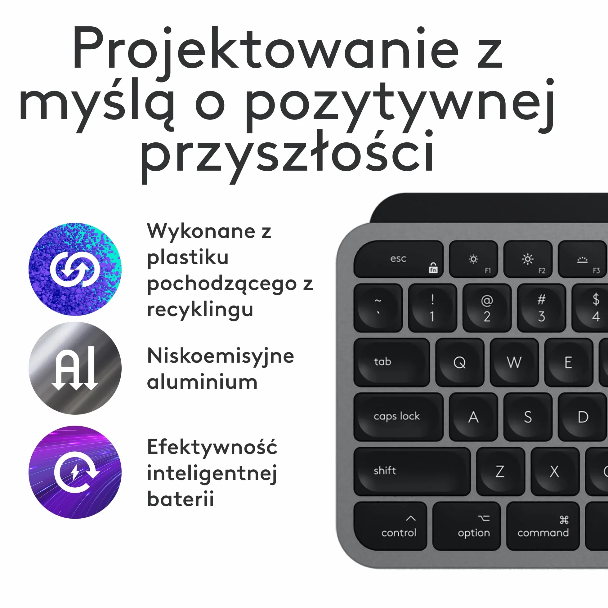 Logitech MX Keys S Combo for Mac, bezprzewodowa klawiatura i z podpórką pod nadgarstki, podświetlana, bezprzewodowa, z szybkim przewijaniem, Bluetooth USB C dla MacBooka, iPada,QWERTY US INT'L - Szary