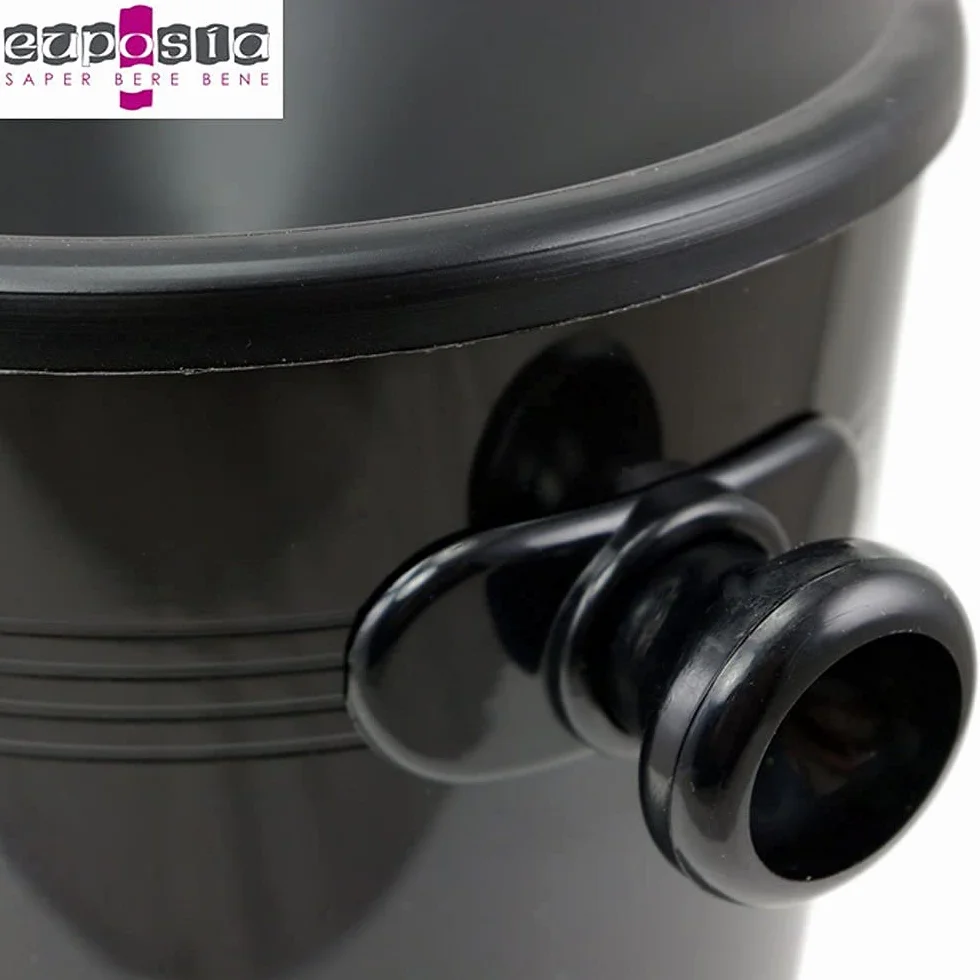 Spittoon - Spawacz - Crachoir - Spucknapf - Profesjonalne plastikowe - Model stożkowy 12 - pojemność 1.2 lt. - By Black (Black), 3