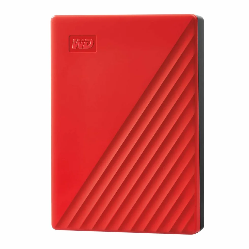 WD 4 TB My Passport Portable HDD USB 3.0 with software for device management, backup and password protection - Red - Works with PC, Xbox and PS4
