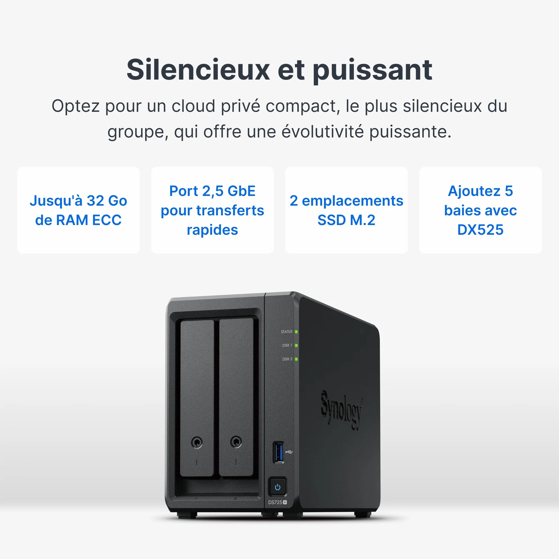 SYNOLOGY Stacja dyskowa DS725+