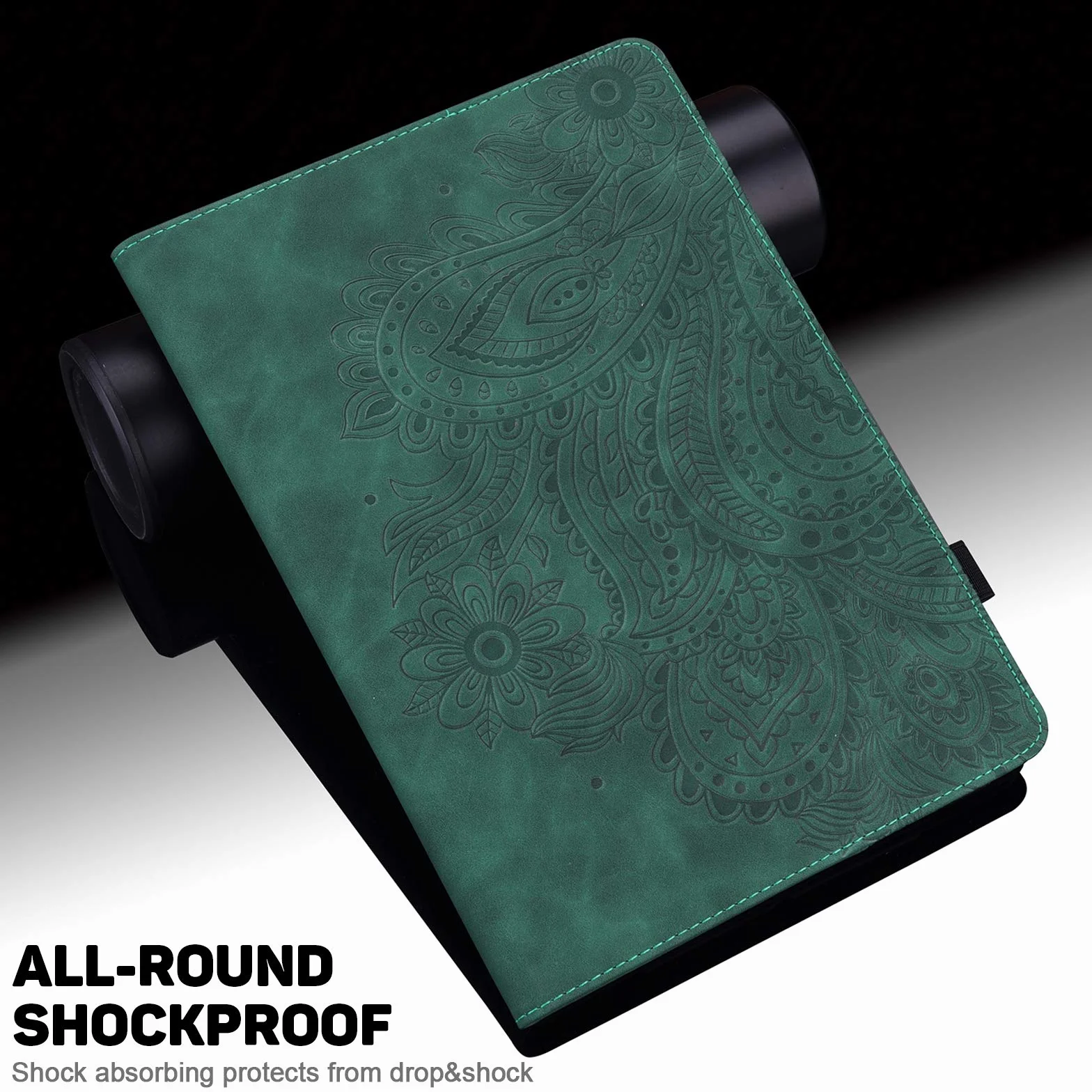 Etui do Lenovo Tab M8 4. generacji 8 cali tablet etui ochronne z rysikiem Stylus - ultra cienkie etui z funkcją stojaka Flip Cover skóra PU Lenovo Tab M8 4. generacji 8 cali TB-300FU etui (zielone)