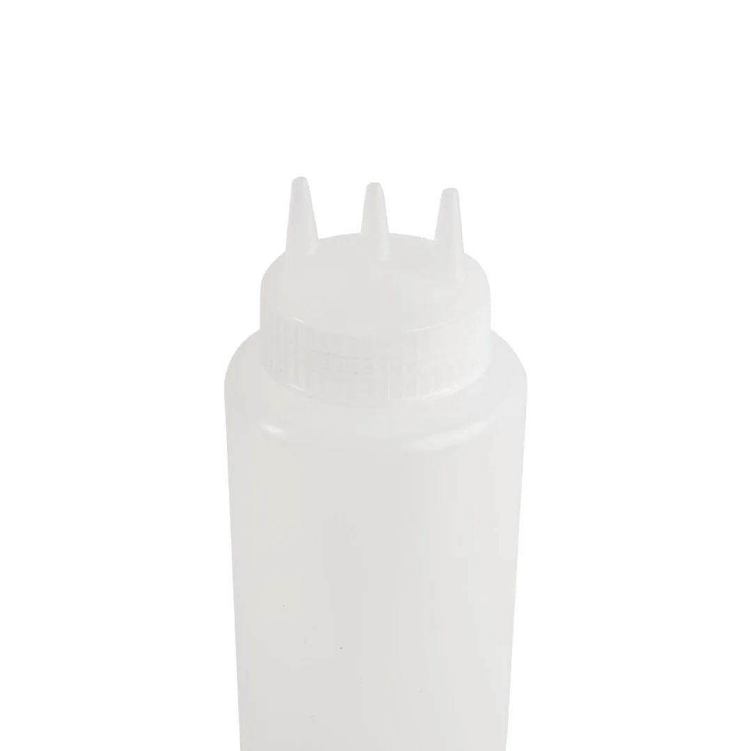 Butelka do wyciskania Vogue CW726 przezroczysta 3 dysze 90 ml
