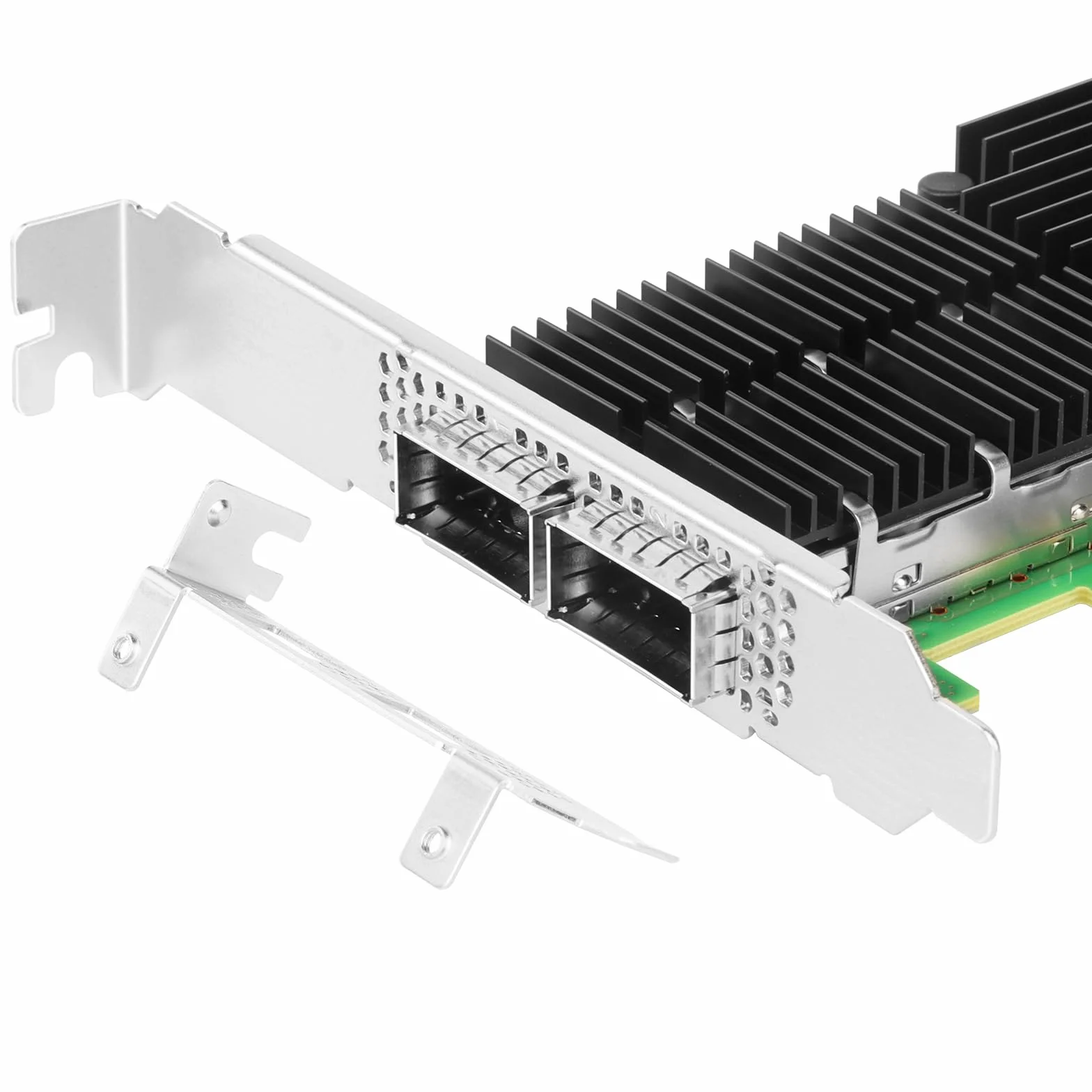 Karta sieciowa 100 GB do Mellanox MCX556A ConnectX-5 Chipset, VPI EDR InfiniBand 100 GbE Dual-Port QSFP28, PCIe4.0 x16 InfiniBand/Ethernet Adapter Card Support Windows Server/Linux/VMware