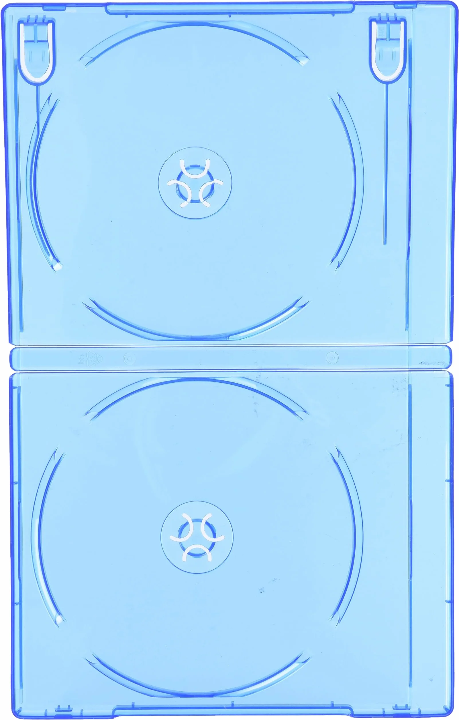 Hama 51468 Blu-Ray Disc podwójne etui na klejnoty - niebieskie (opakowanie 3 szt.)