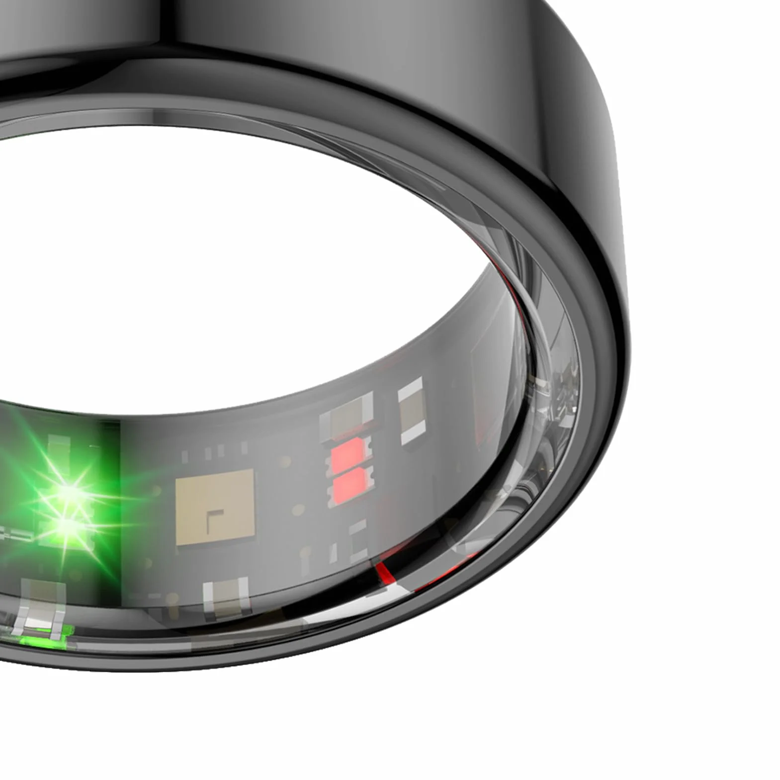 Inteligentny Tracker Pierścieniowy, Monitor Fitness Inteligentny pierścień, Inteligentne Pierścienie dla Mężczyzn i Kobiet BT Electric Book Page Przełączanie Sterowania muzyką