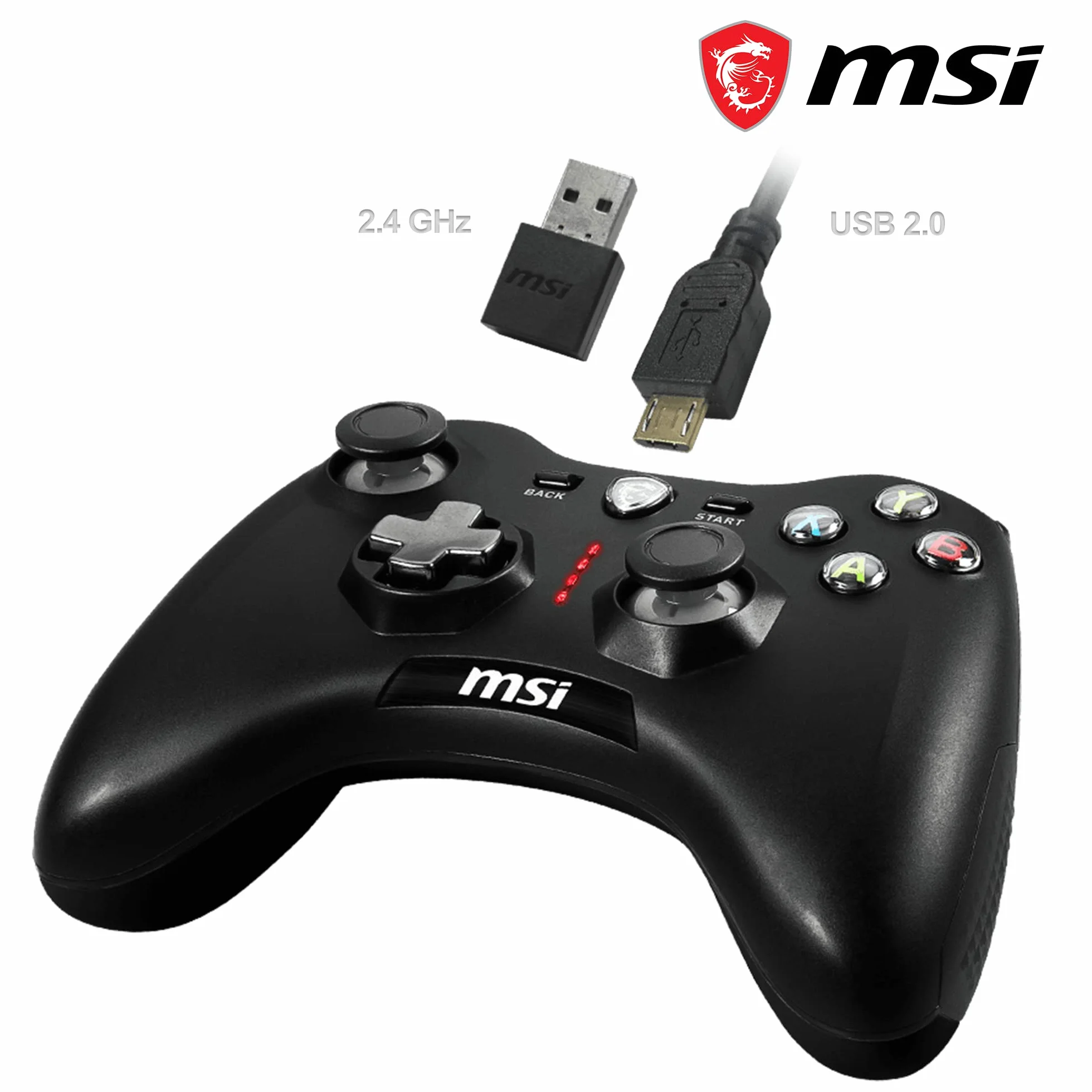 Msi S10-43G0080-EC4 S10-43G0080-EC4, Kontroler do Gier, 600 mAh, Czarny