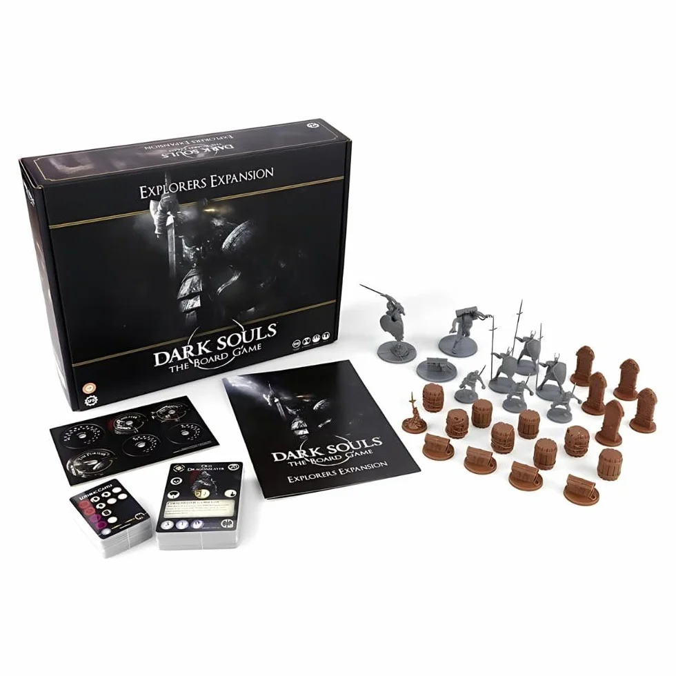 Steamforged Games | Dark Souls: The Board Game | Expansionlorers Expansion | For 1 to 3 Players Ages 14+ | Game in English