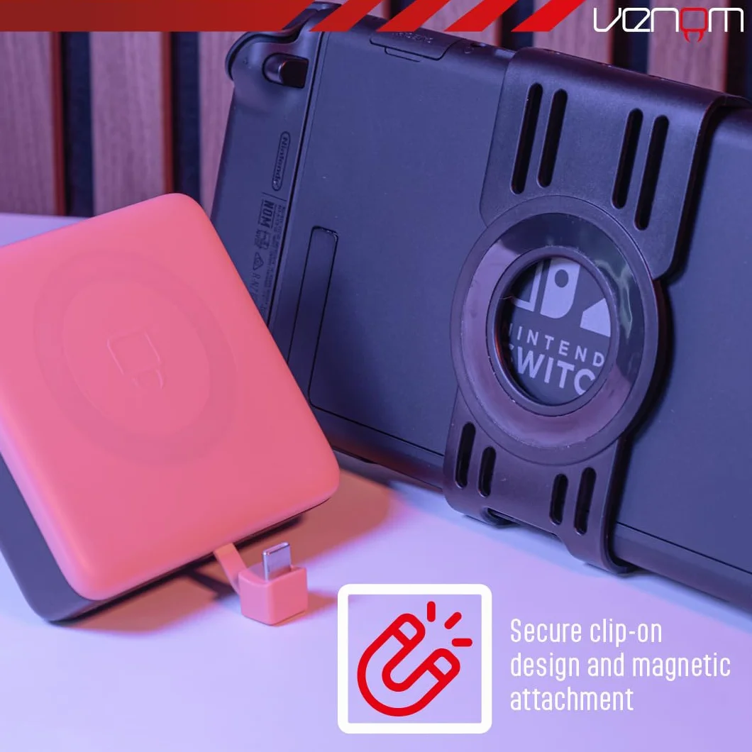 Venom Nintendo Switch 2 Power Bank 20000mAh z Podstawką i Wyświetlaczem LED