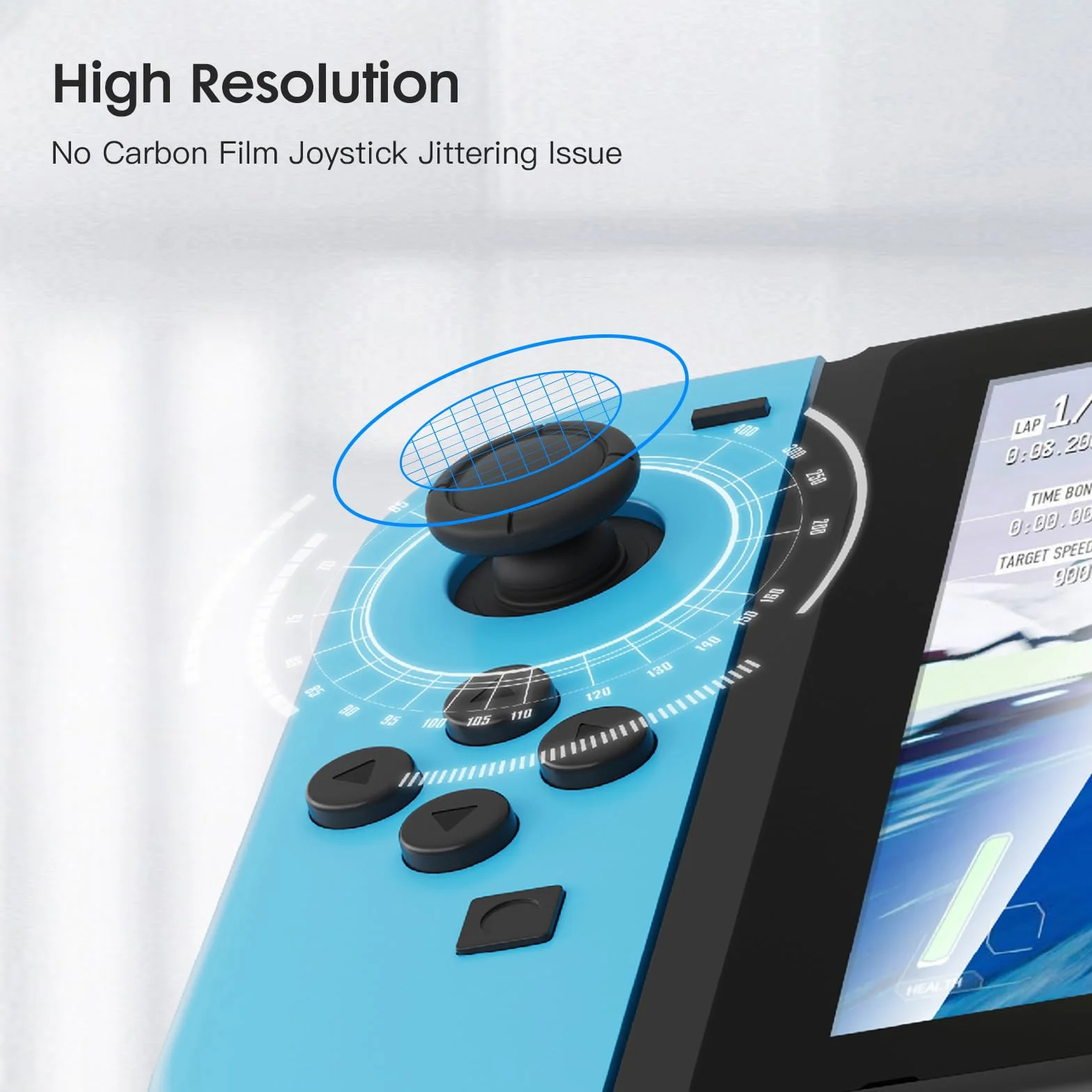 LONGYI GuliKit TMR Joysticks zamiennik JoyCon do Switch/Switch OLED/Switch Lite, lewy/prawy, 4 kolory