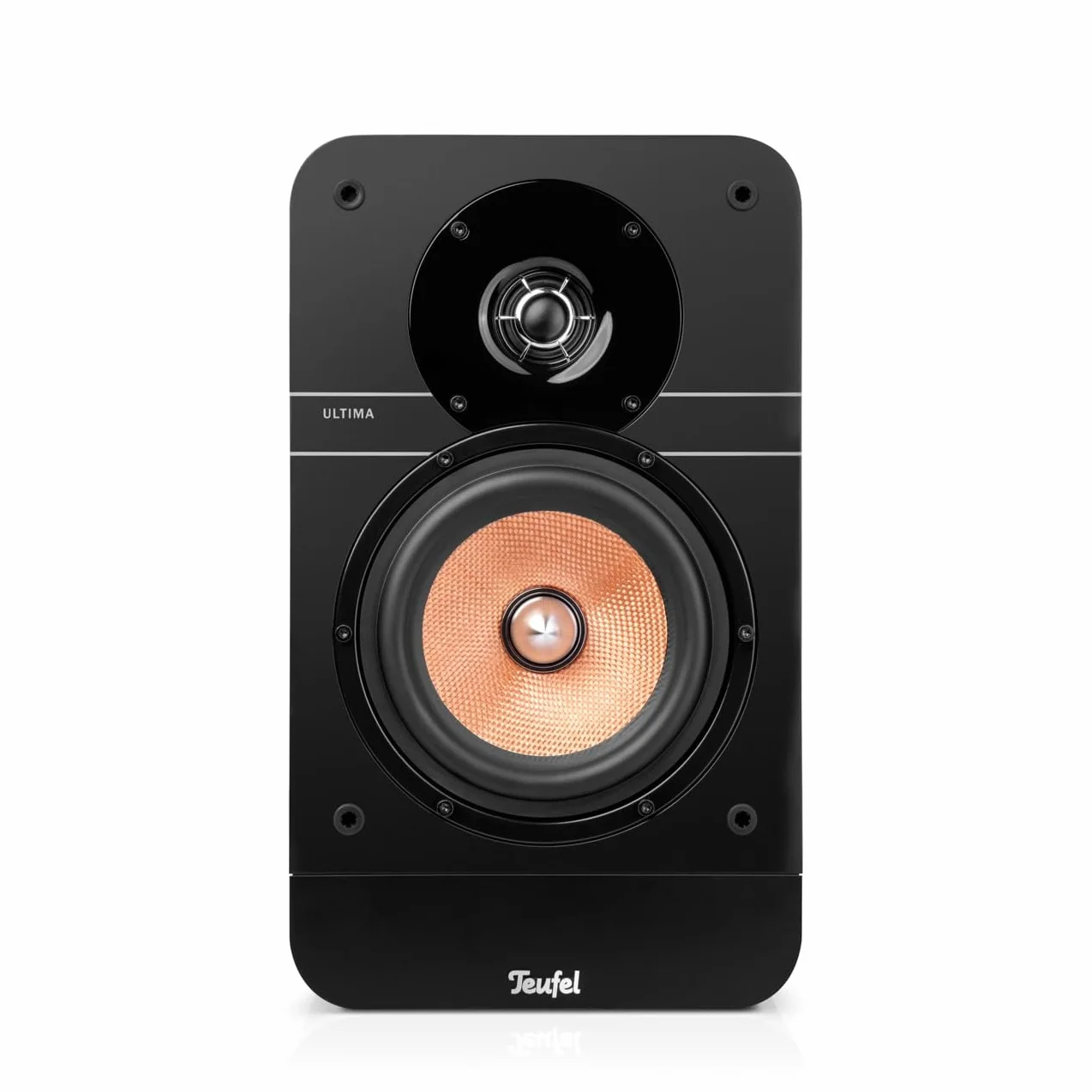 Teufel ULTIMA 25 AKTIV Club Edition 2.1 system dźwiękowy z bezprzewodowym subwooferem - aktywne głośniki regałowe z Bluetooth i zintegrowanym odbiornikiem AV, Dolby Audio, DAB+, HDMI ARC CEC, Touch