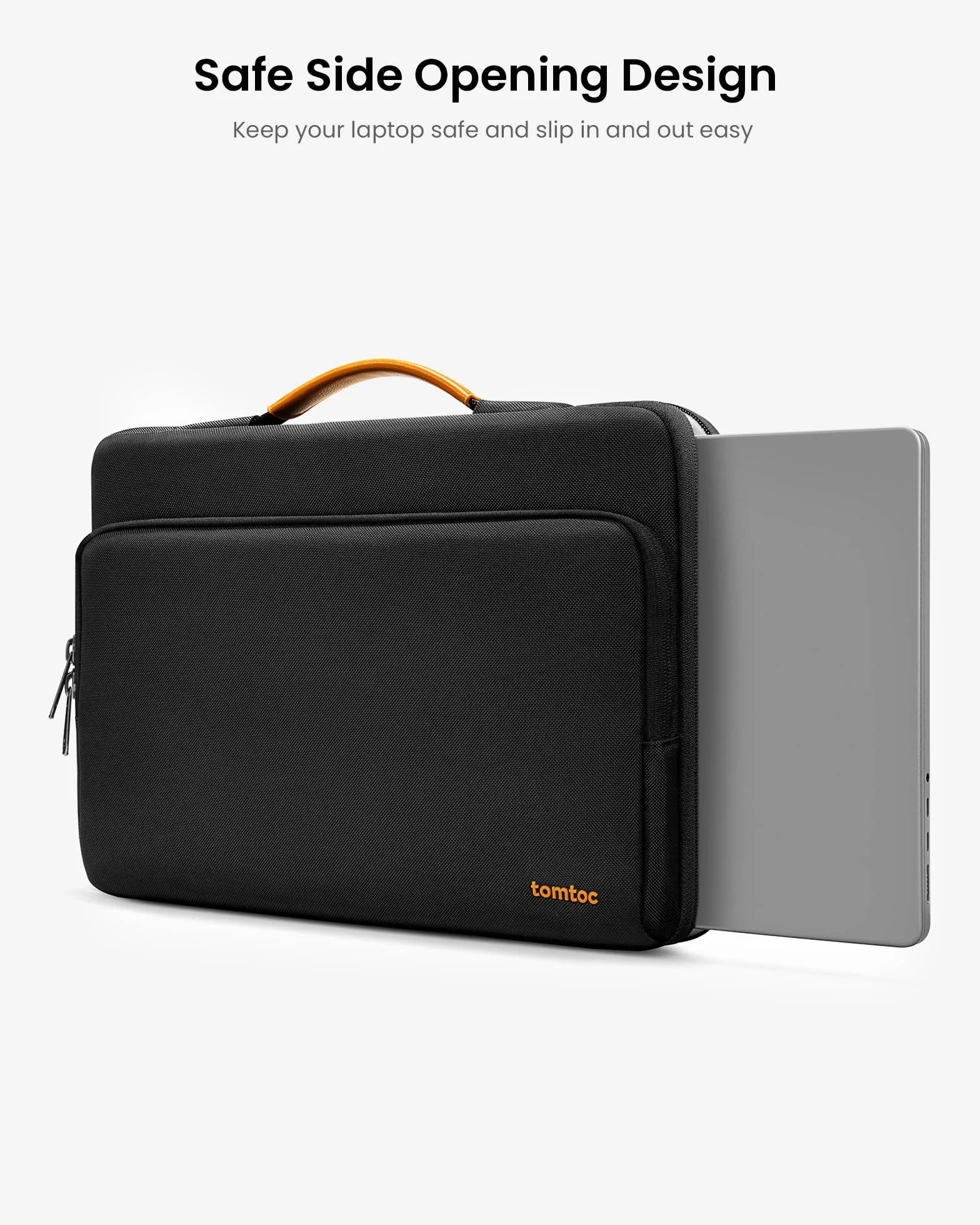 tomtoc Etui 360°, kompatybilne z 14 cali Acer, ASUS, Dell, HP, Lenovo Laptop Notebook Chromebook Ultrabook, komputer, wodoodporne, wszechstronna ochrona na laptopa, etui na laptopa