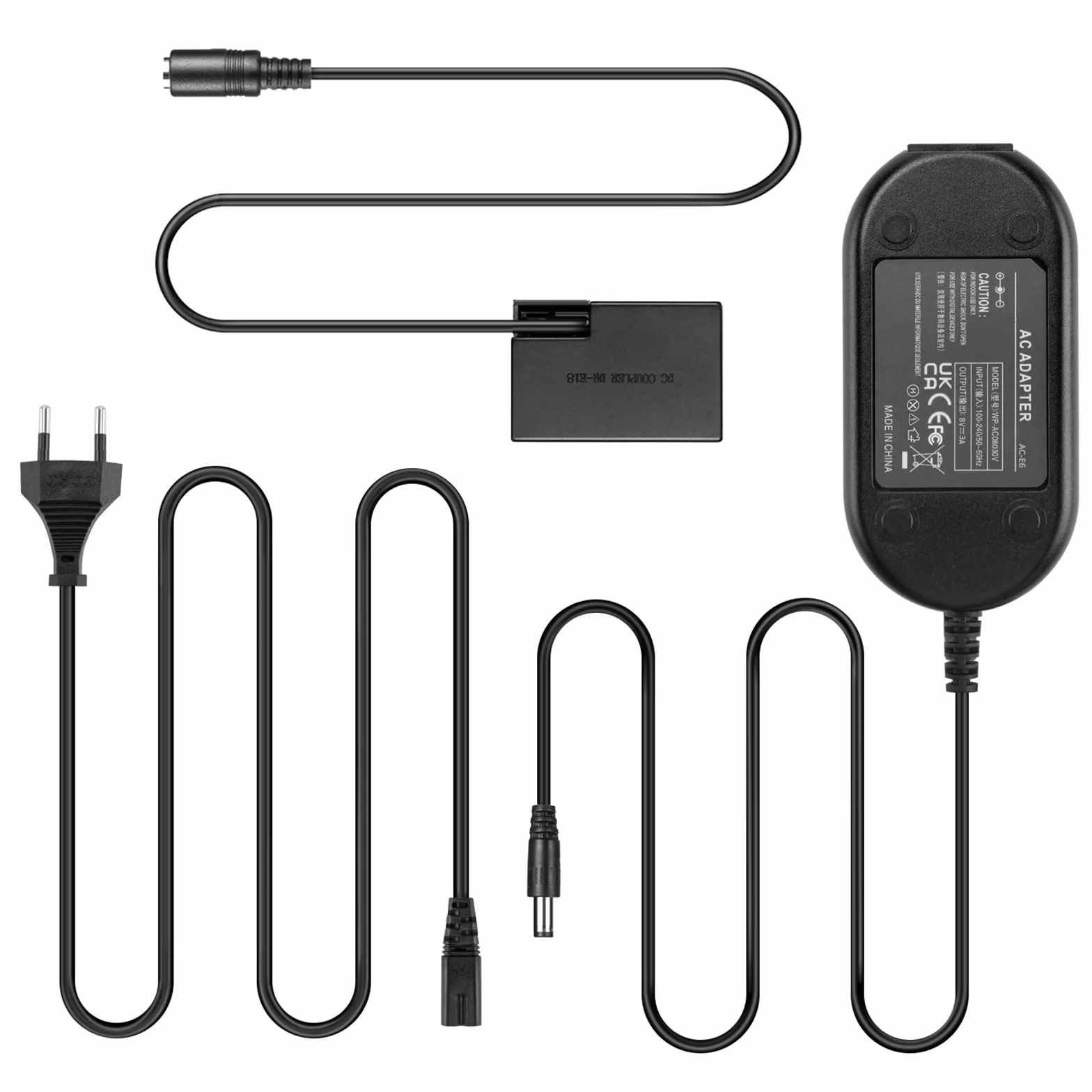ACK-E18 zasilacz sieciowy DR-E18 łącznik DC LP-E17 atrapa zestaw baterii do Canon EOS R10 EOS Reble T8i T7i T6i T6s SL2 SL3 250D 750D 760D 800D 850D 8000D 9000D pocałunek X9i X8i X10i