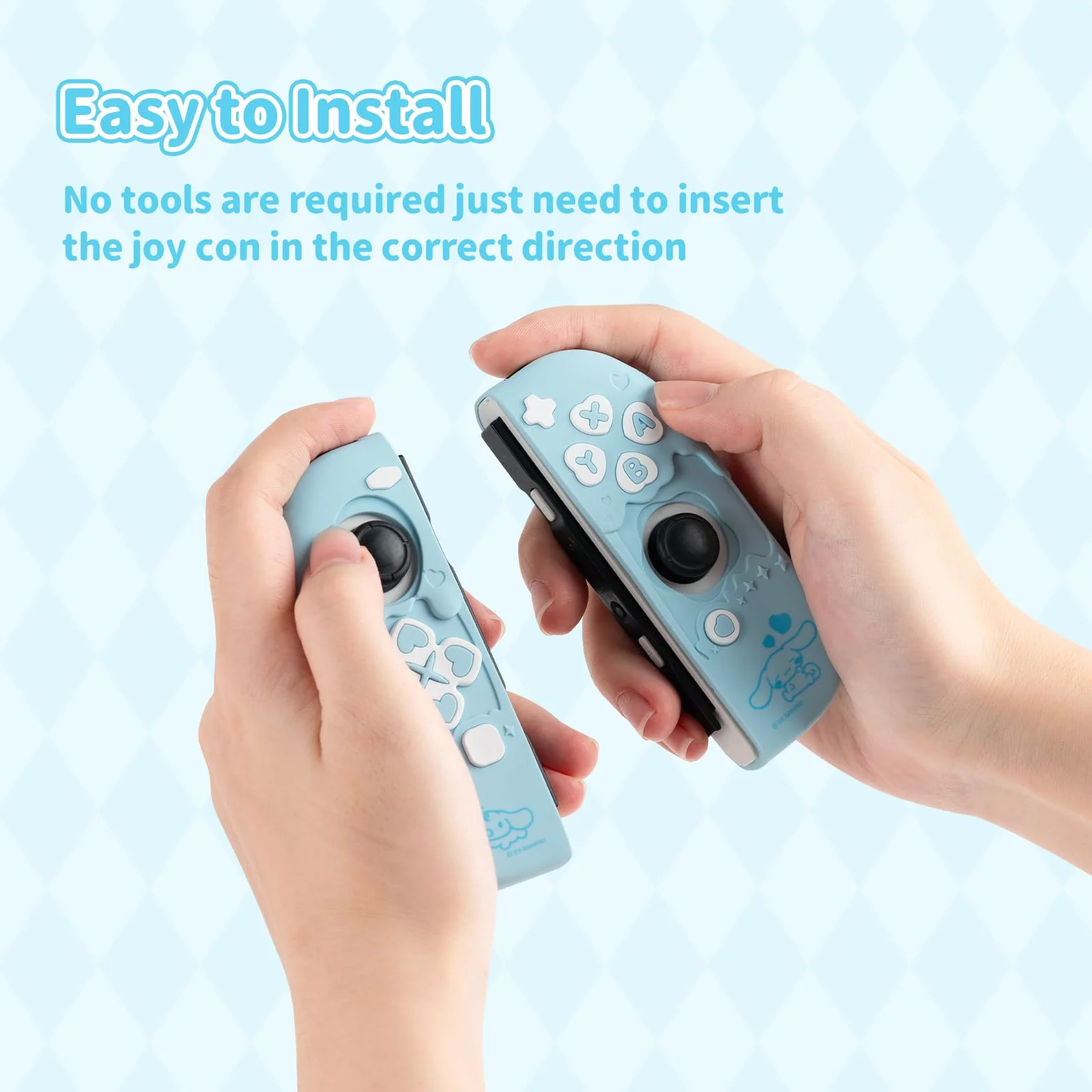 Kuitmor Etui ochronne do kontrolera Switch Joy Con, silikonowe odporne na zarysowania do Switch/OLED