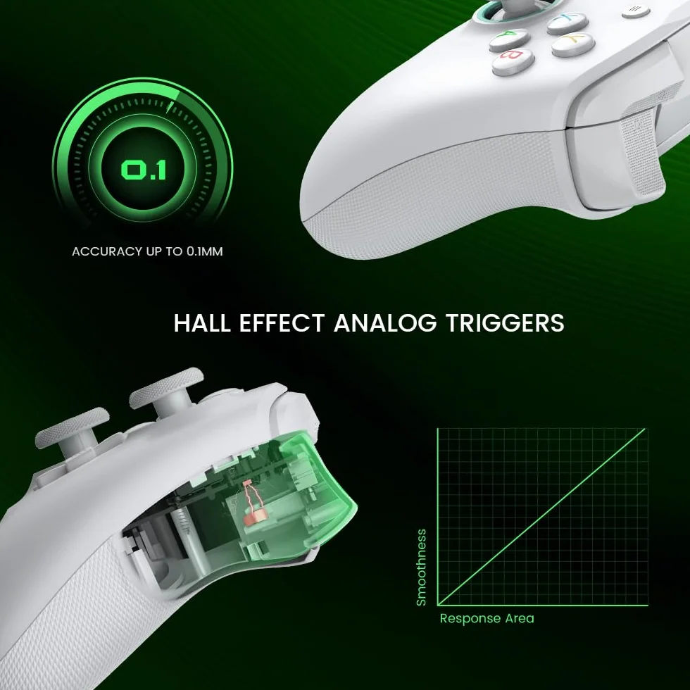 GameSir G7 SE Wired kontroler do Xbox Series X|S, Xbox One i Windows 10/11, Plug and Play, gamepad z efektem Hall Joysticks/Hall Trigger, gniazdo audio 3,5 mm