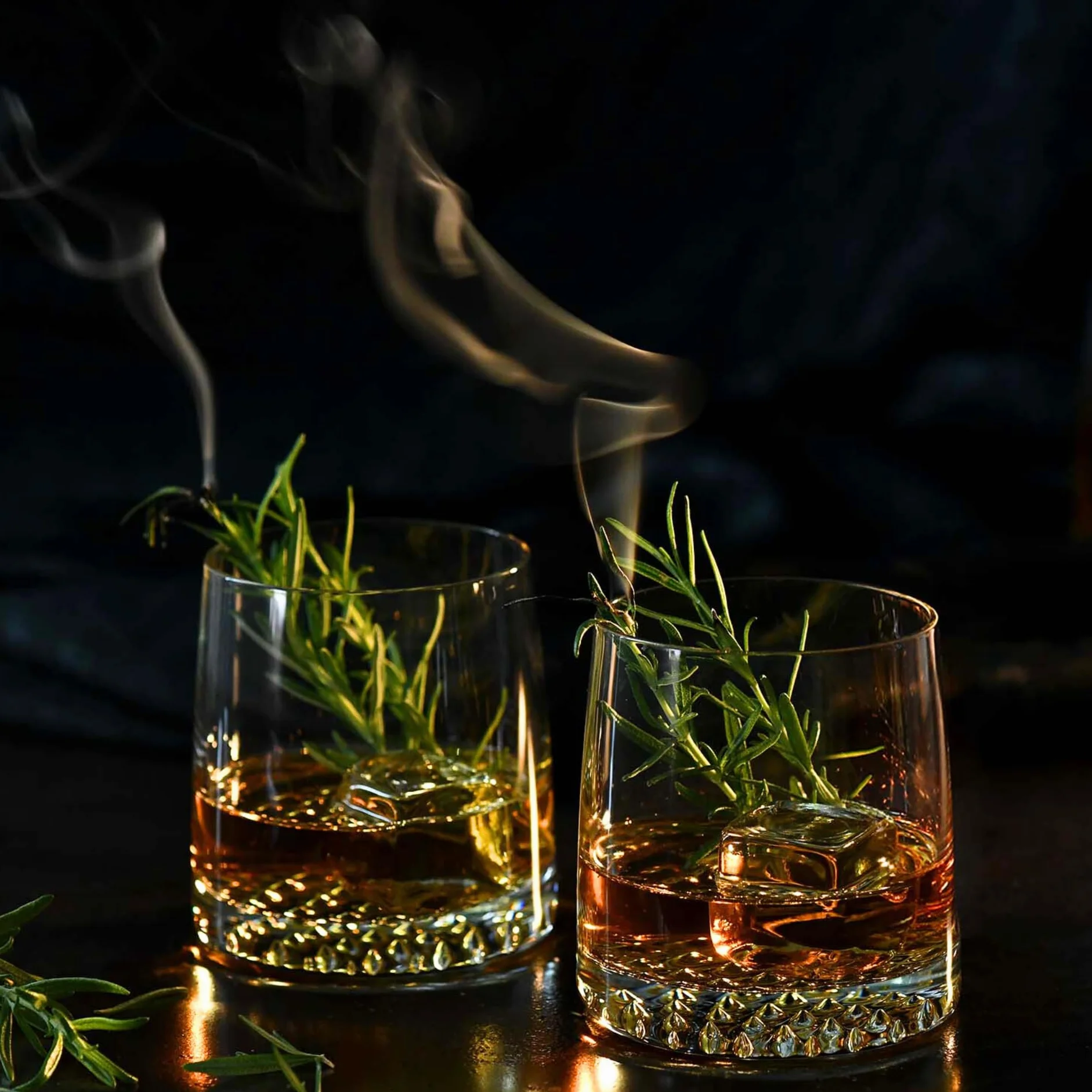 KROSNO Szklanki do Whisky | Zestaw 6 szklanek | 370 ML | Kolekcja Fjord | Idealne do Domu, Restauracji i na Przyjęcie | Można Myć w Zmywarce