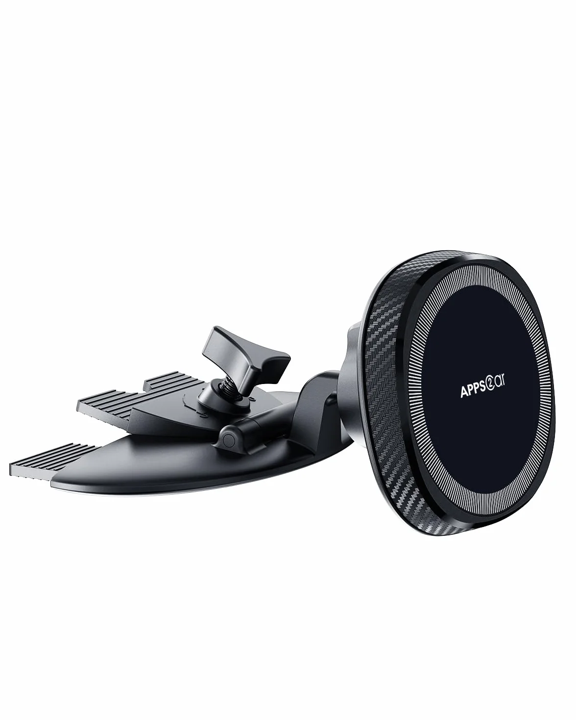 APPS2Car Mag-safe uchwyt samochodowy CD [najsilniejsza moc magnetyczna] magnetyczny uchwyt na telefon CD do samochodowego odtwarzacza CD uchwyt na telefon iPhone 15 14 13 12 Pro Max Mini Plus Mag-Safe